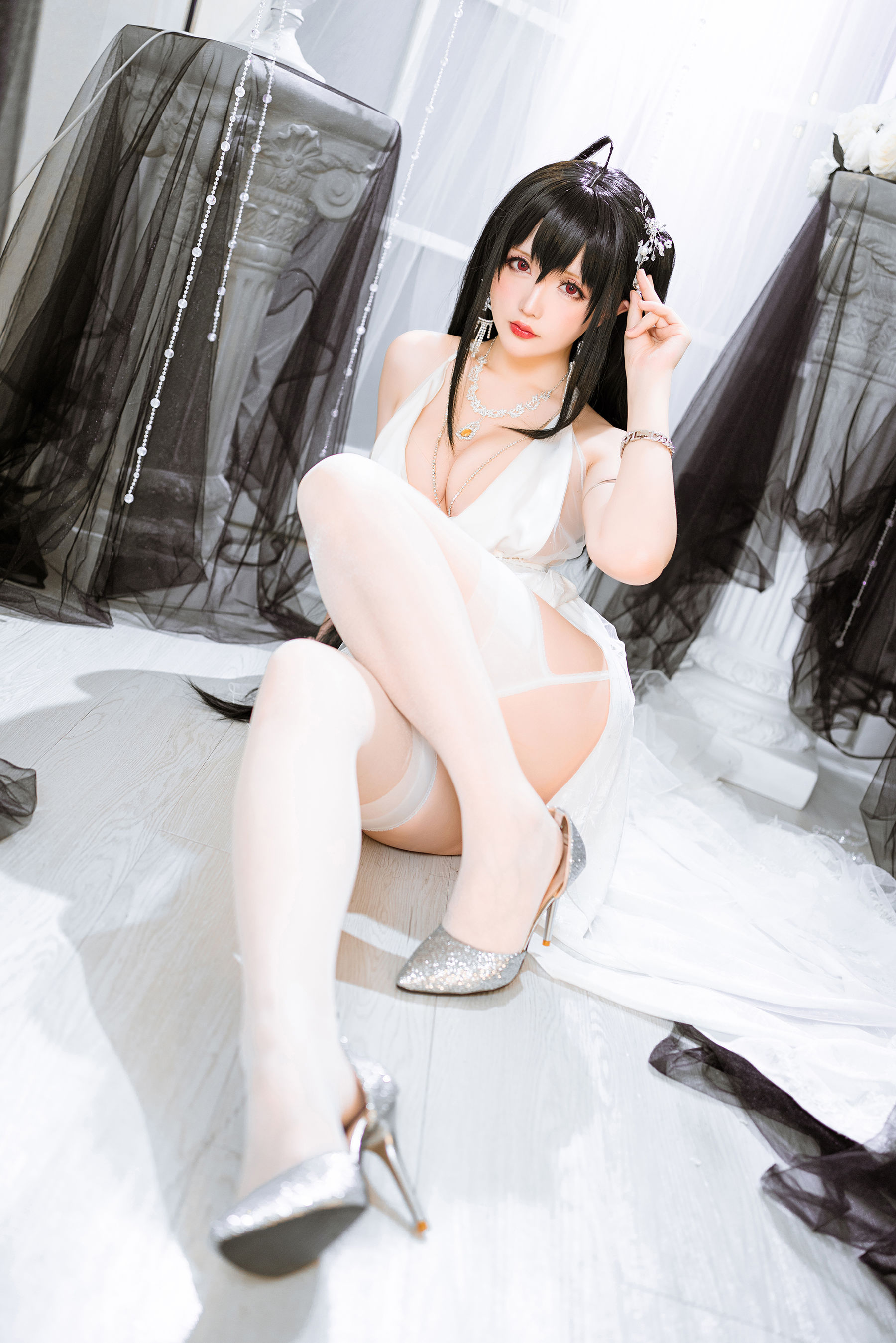 Coser小姐姐星之迟迟 -《Darling》大凤 Cosplay-第5张