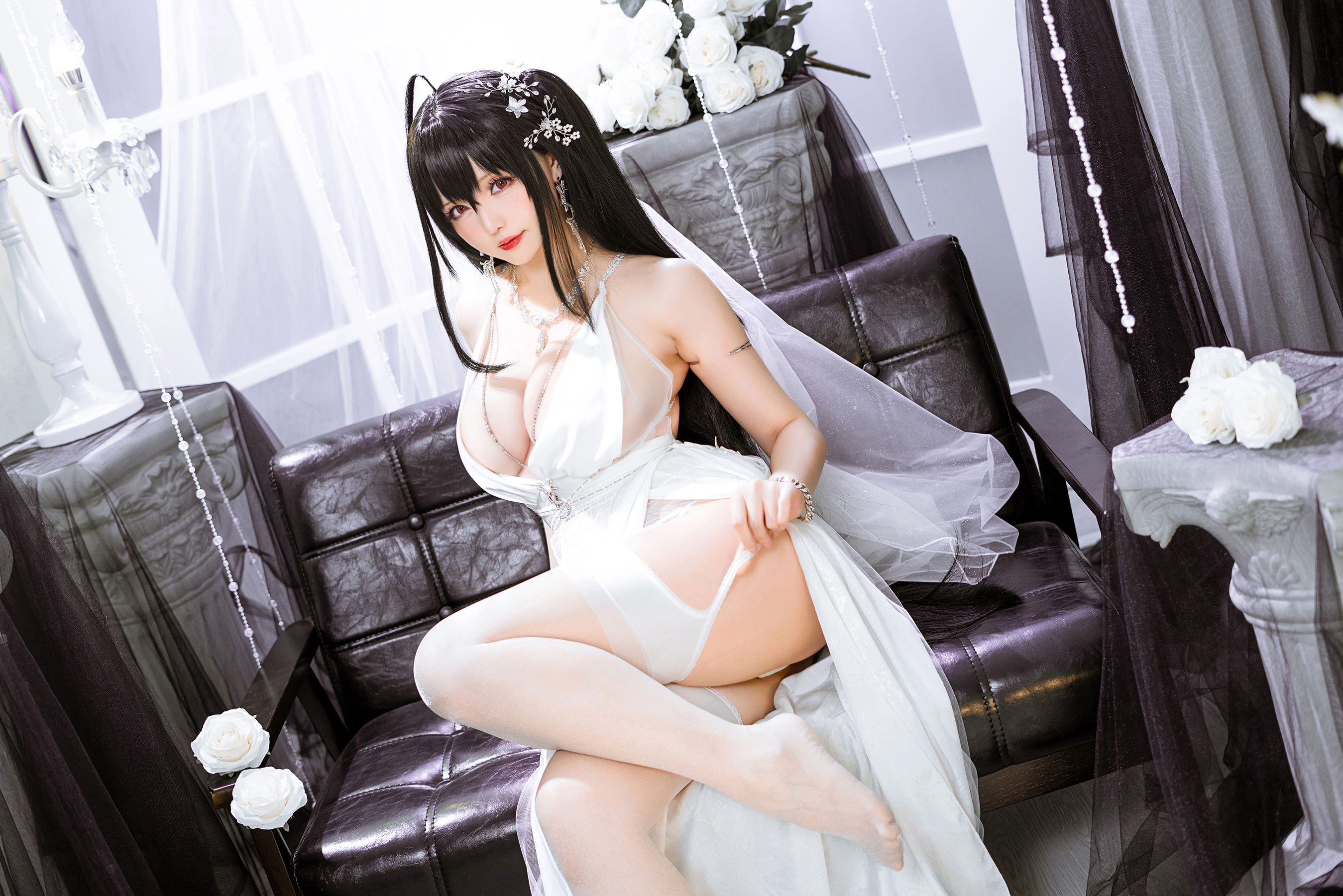 Coser小姐姐星之迟迟 -《Darling》大凤 Cosplay-第1张