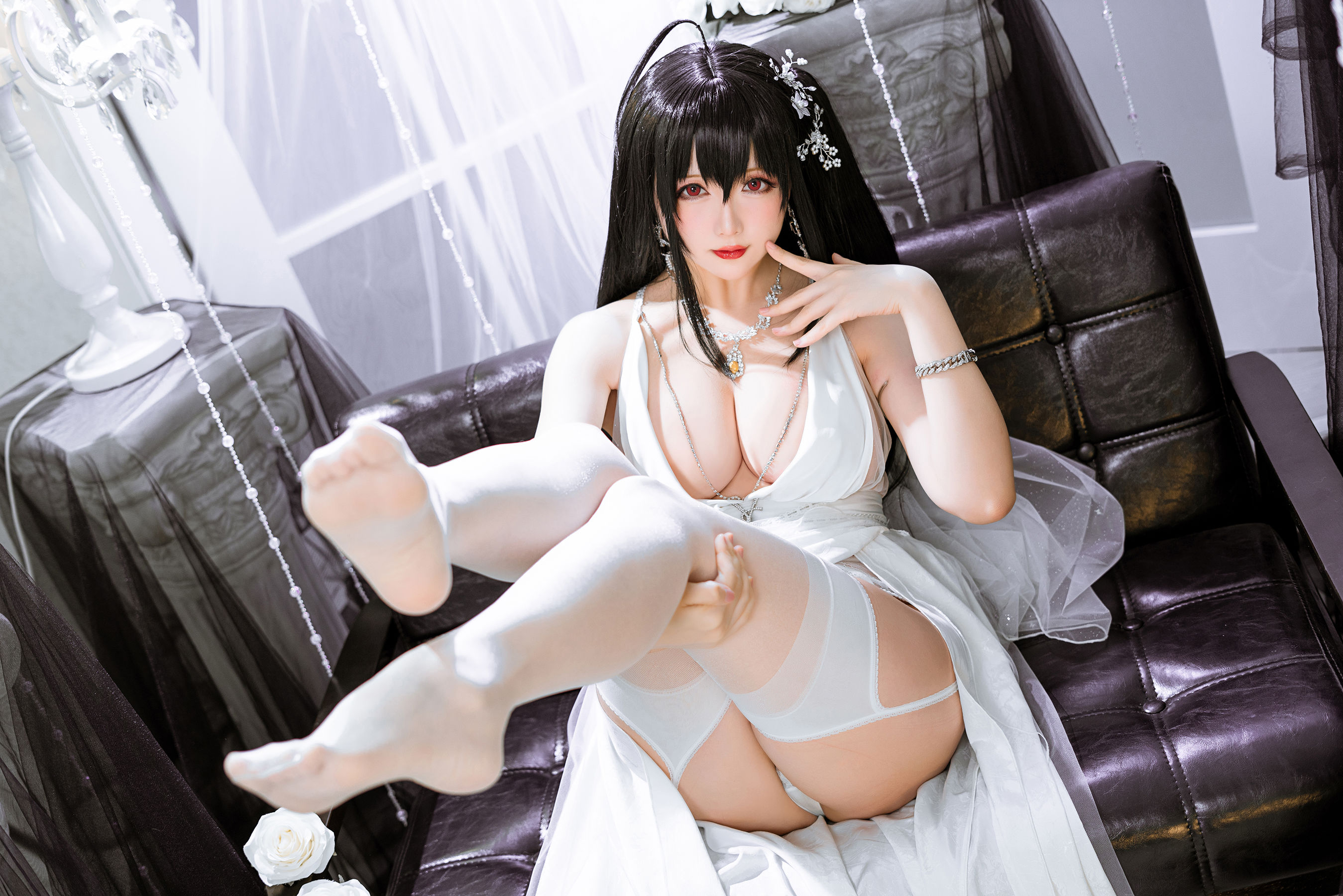 Coser小姐姐星之迟迟 -《Darling》大凤 Cosplay-第3张