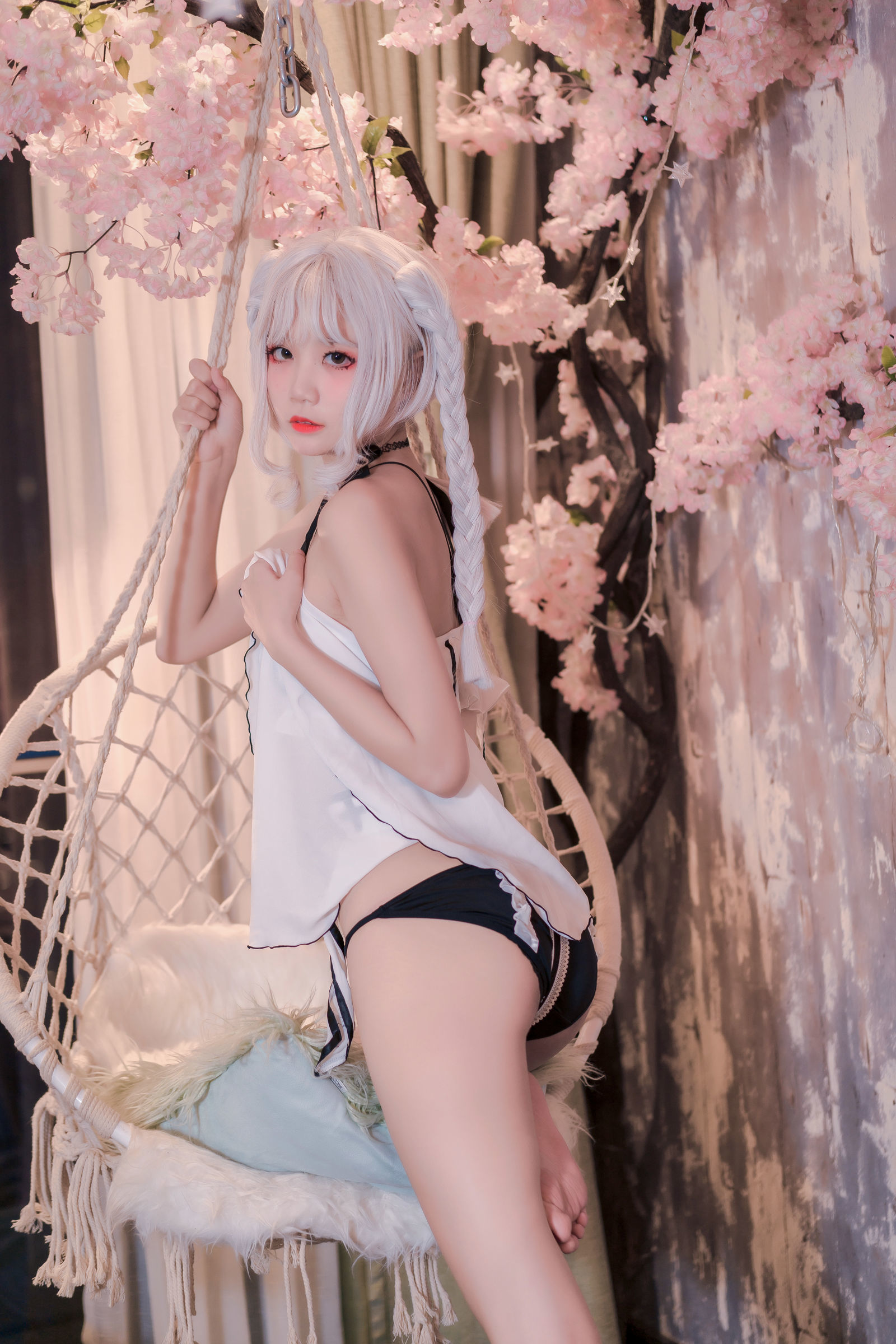 [萝莉COS] 清纯少女五更百鬼 – 黑白 Cosplay-第9张