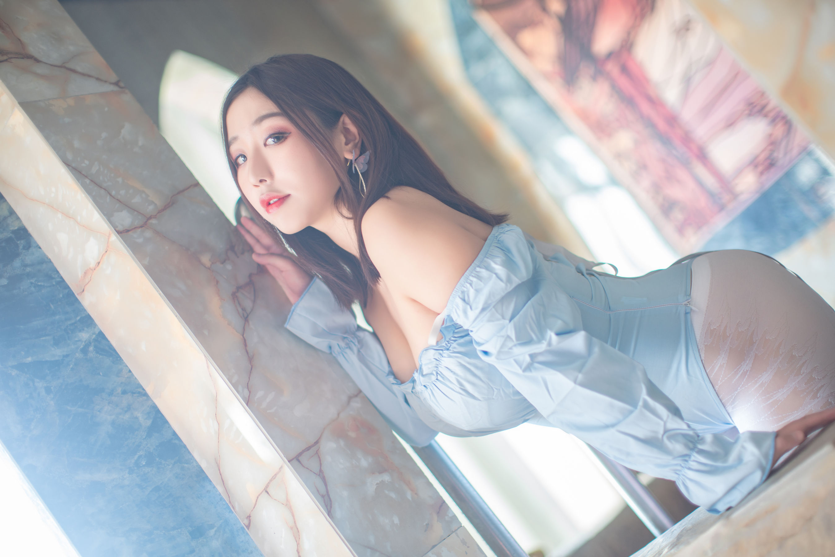 动漫博主穆零Mu0 – 温泉 白丝 Cosplay-第27张