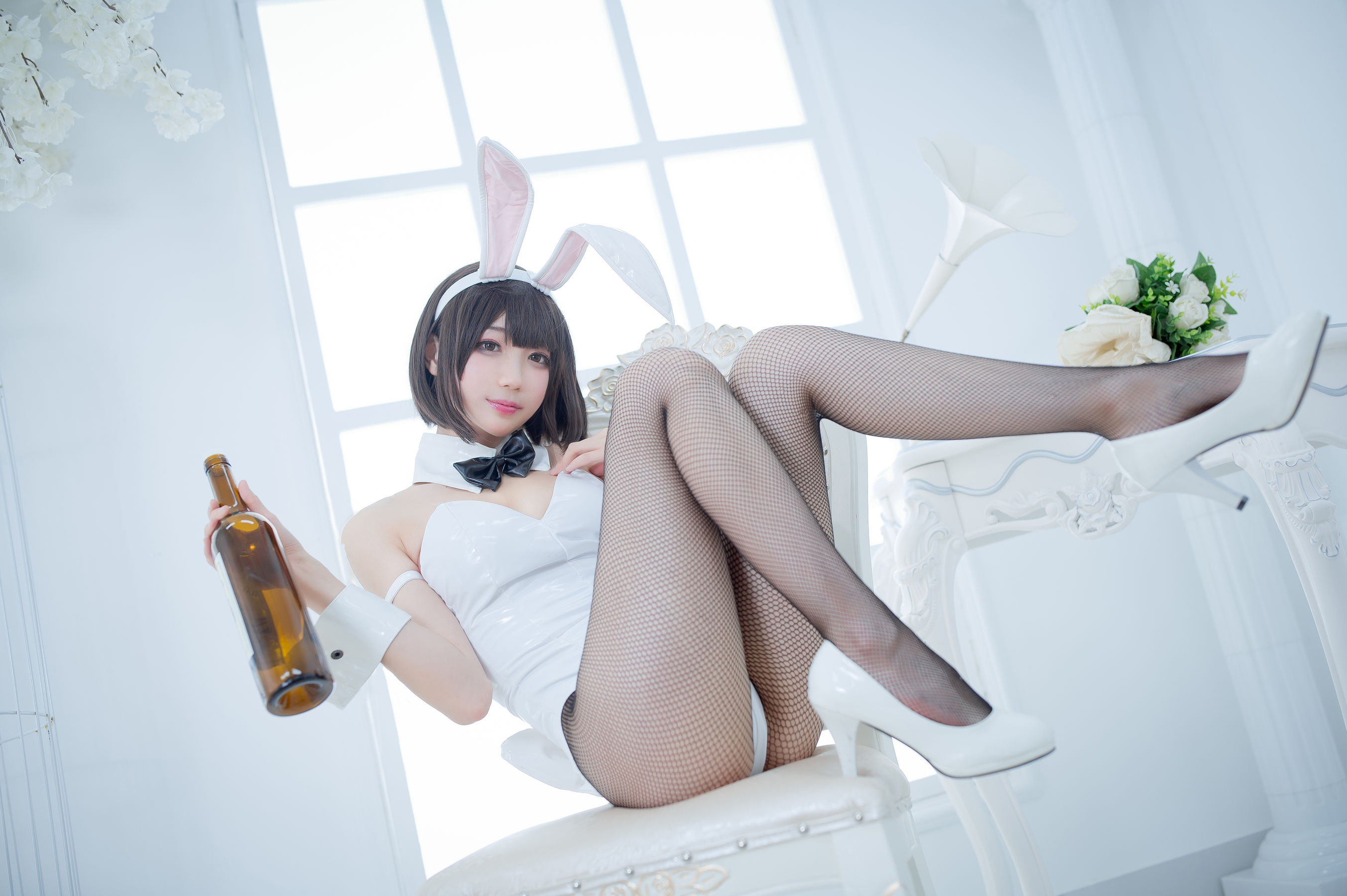 周叽是可爱兔兔 – 加藤惠兔女郎 Cosplay-第10张