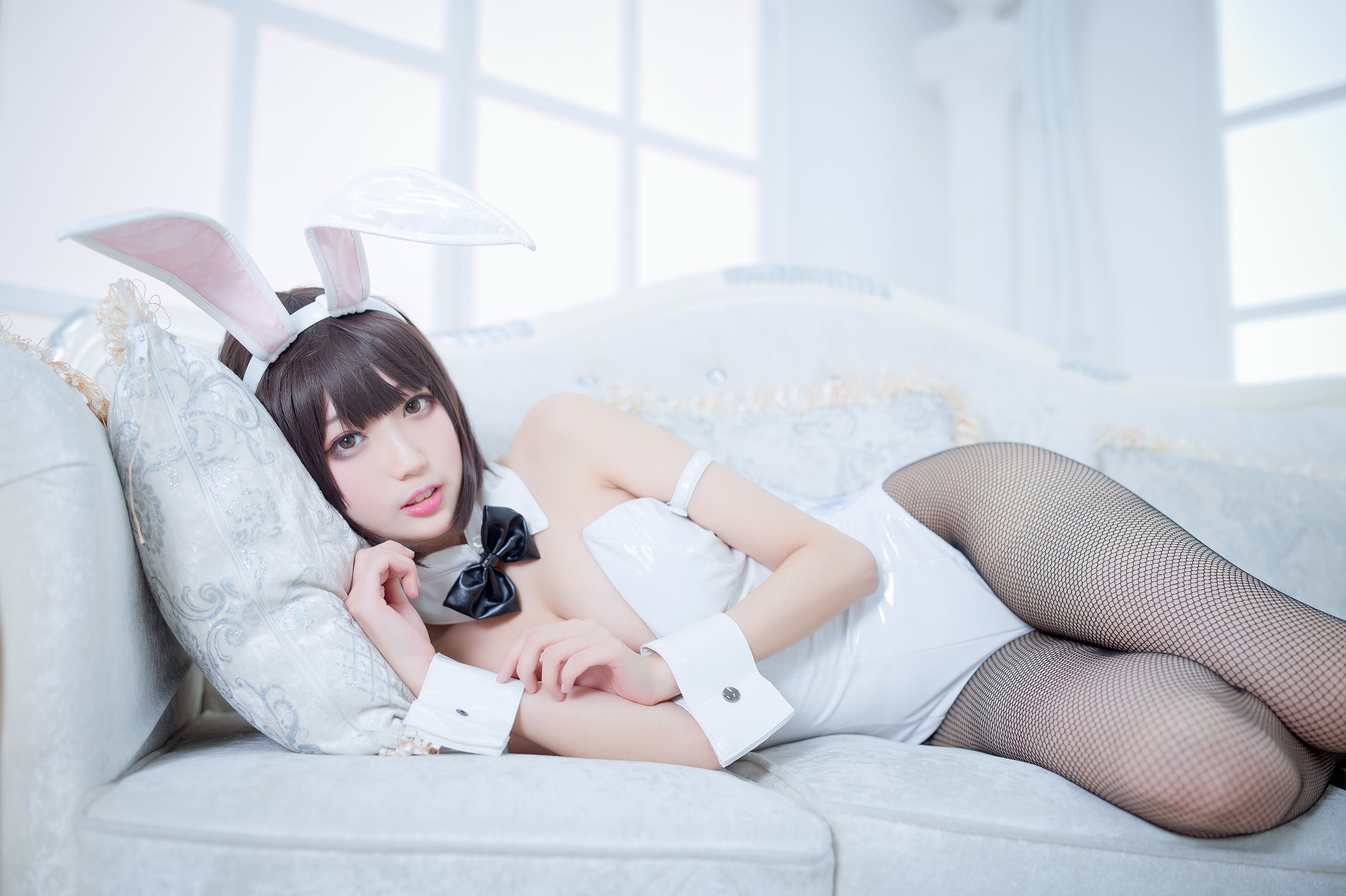 周叽是可爱兔兔 – 加藤惠兔女郎 Cosplay-第8张