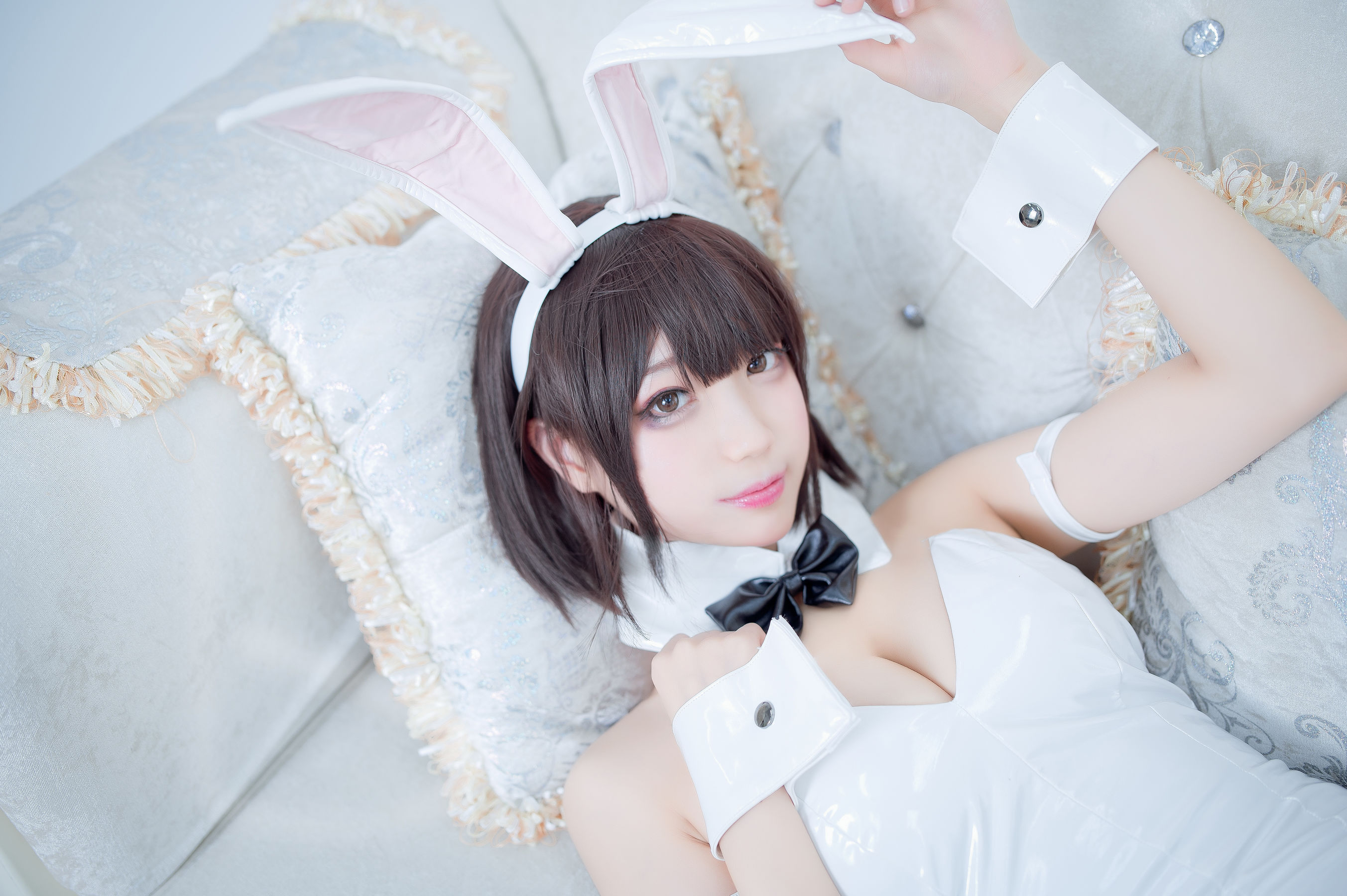 周叽是可爱兔兔 – 加藤惠兔女郎 Cosplay-第17张