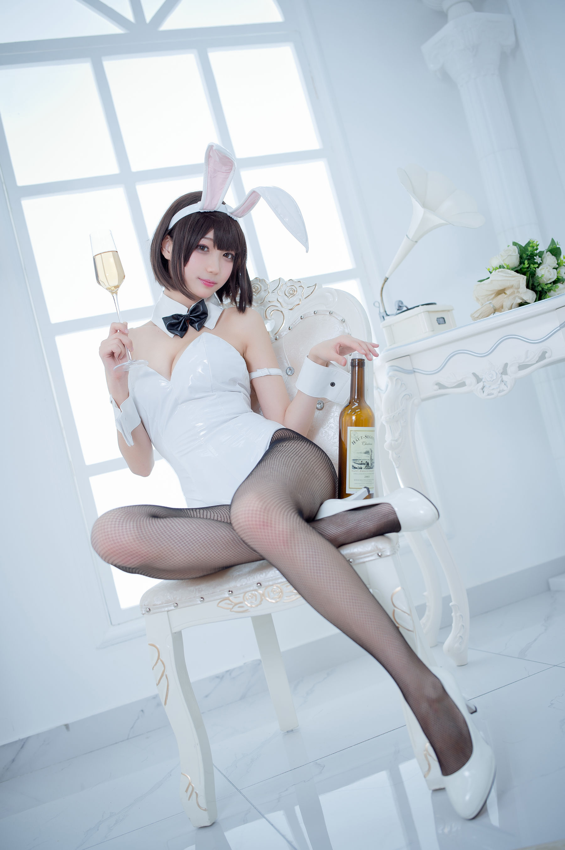 周叽是可爱兔兔 – 加藤惠兔女郎 Cosplay-第12张
