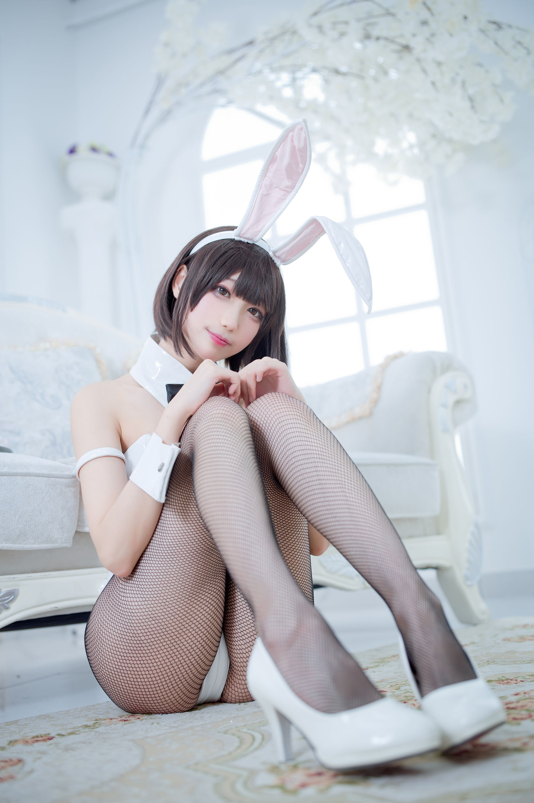 周叽是可爱兔兔 – 加藤惠兔女郎 Cosplay-第22张