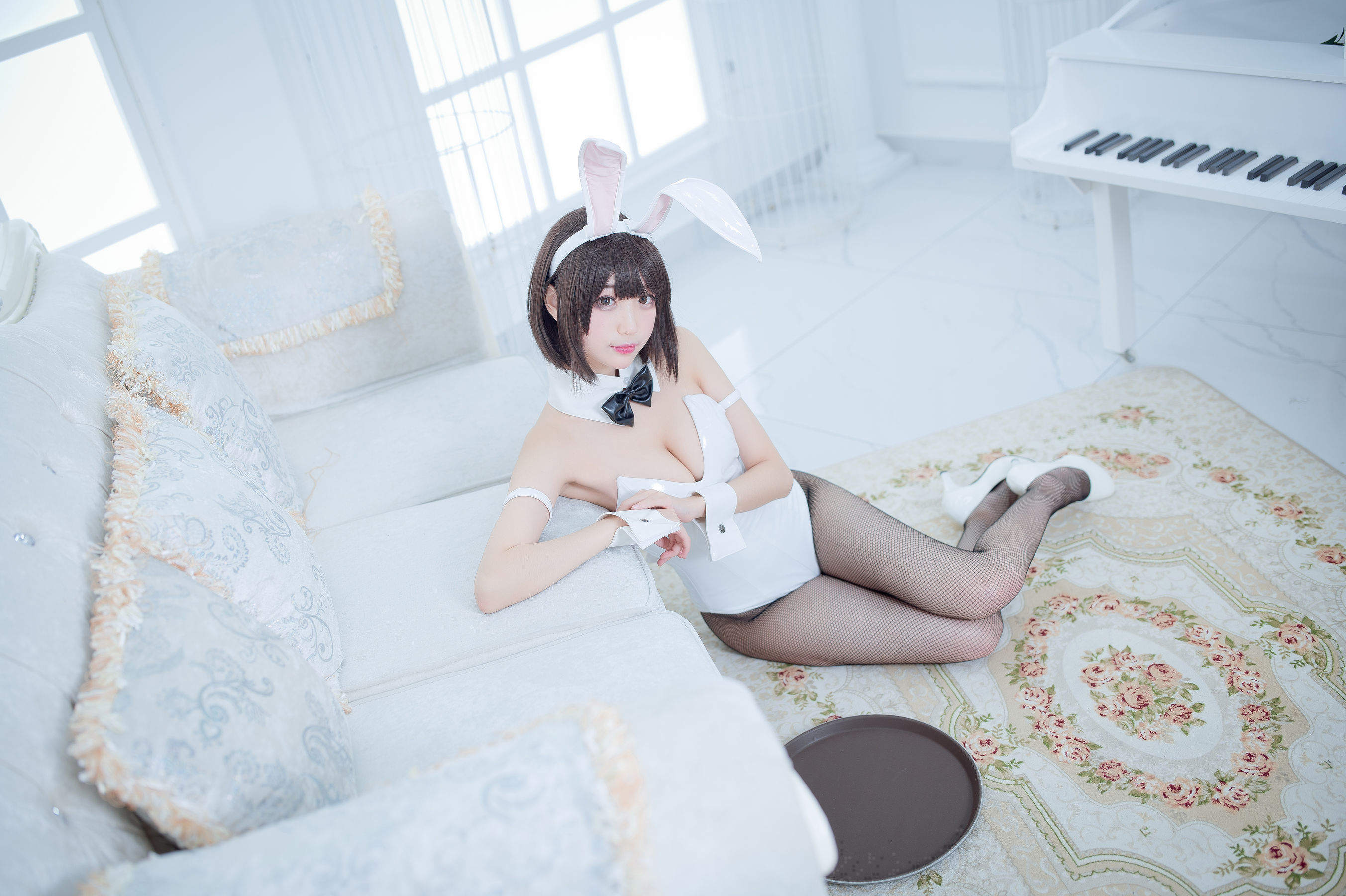 周叽是可爱兔兔 – 加藤惠兔女郎 Cosplay-第1张