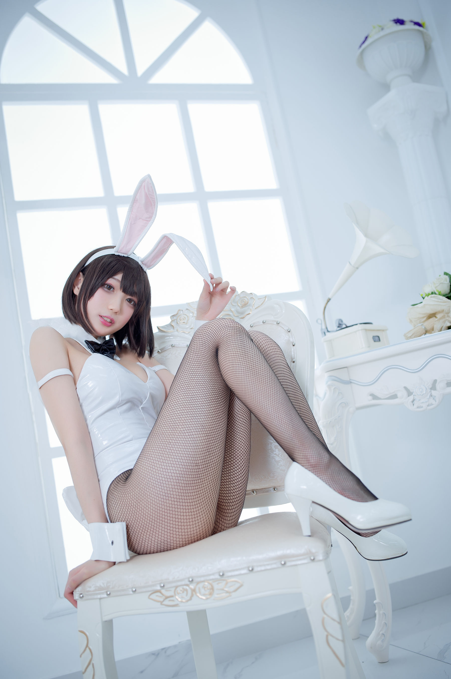 周叽是可爱兔兔 – 加藤惠兔女郎 Cosplay-第15张