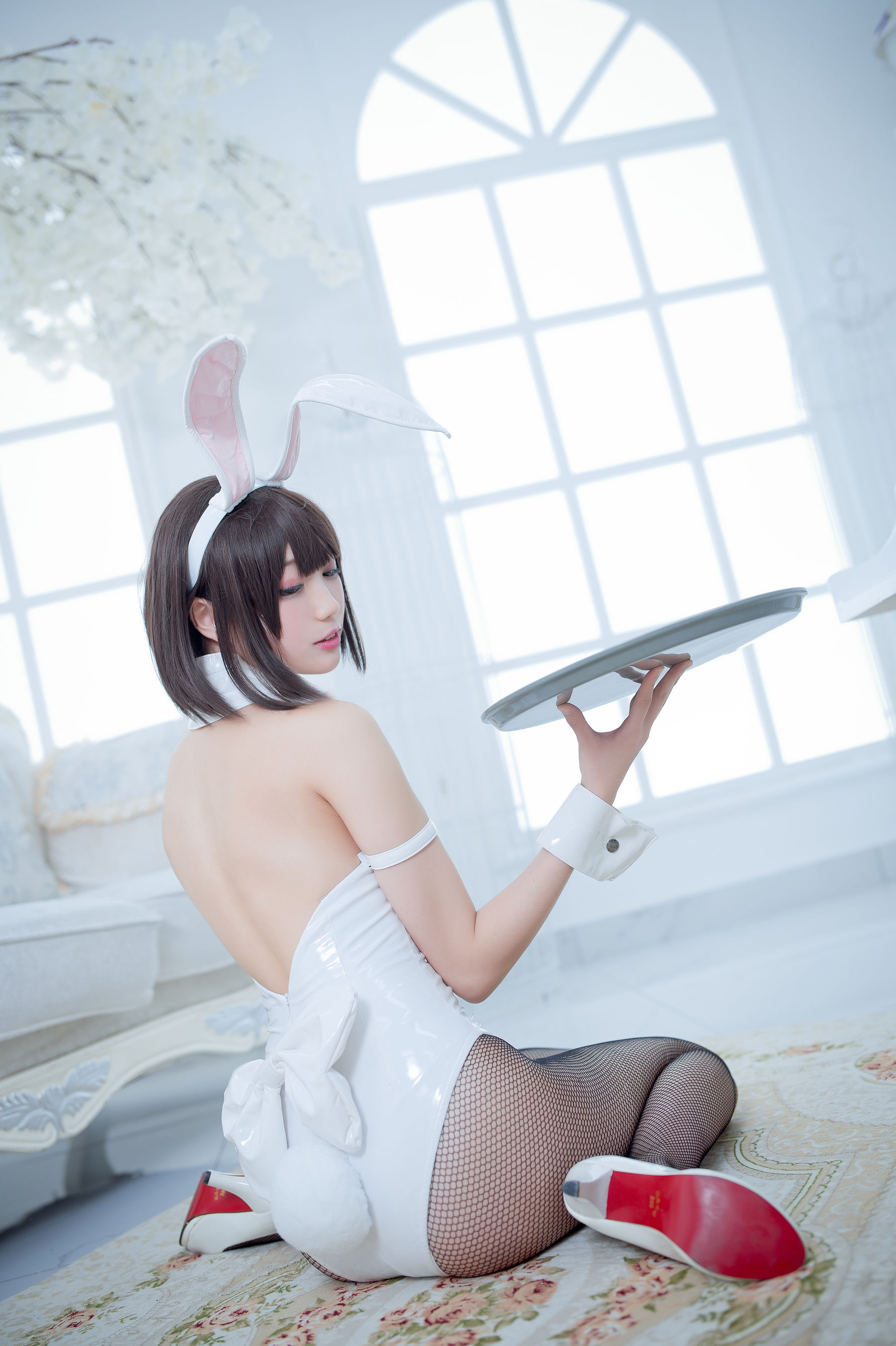 周叽是可爱兔兔 – 加藤惠兔女郎 Cosplay-第27张