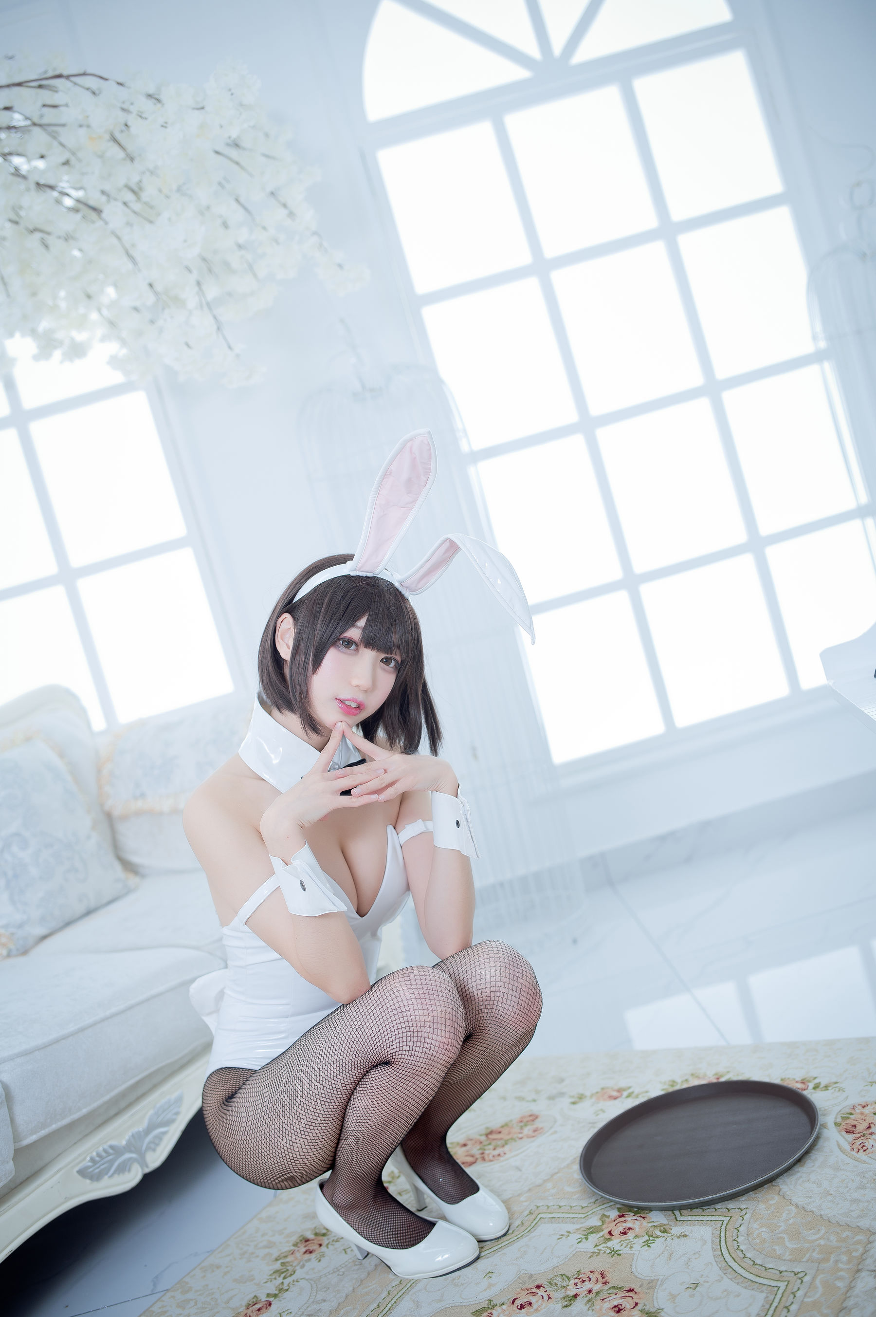 周叽是可爱兔兔 – 加藤惠兔女郎 Cosplay-第28张