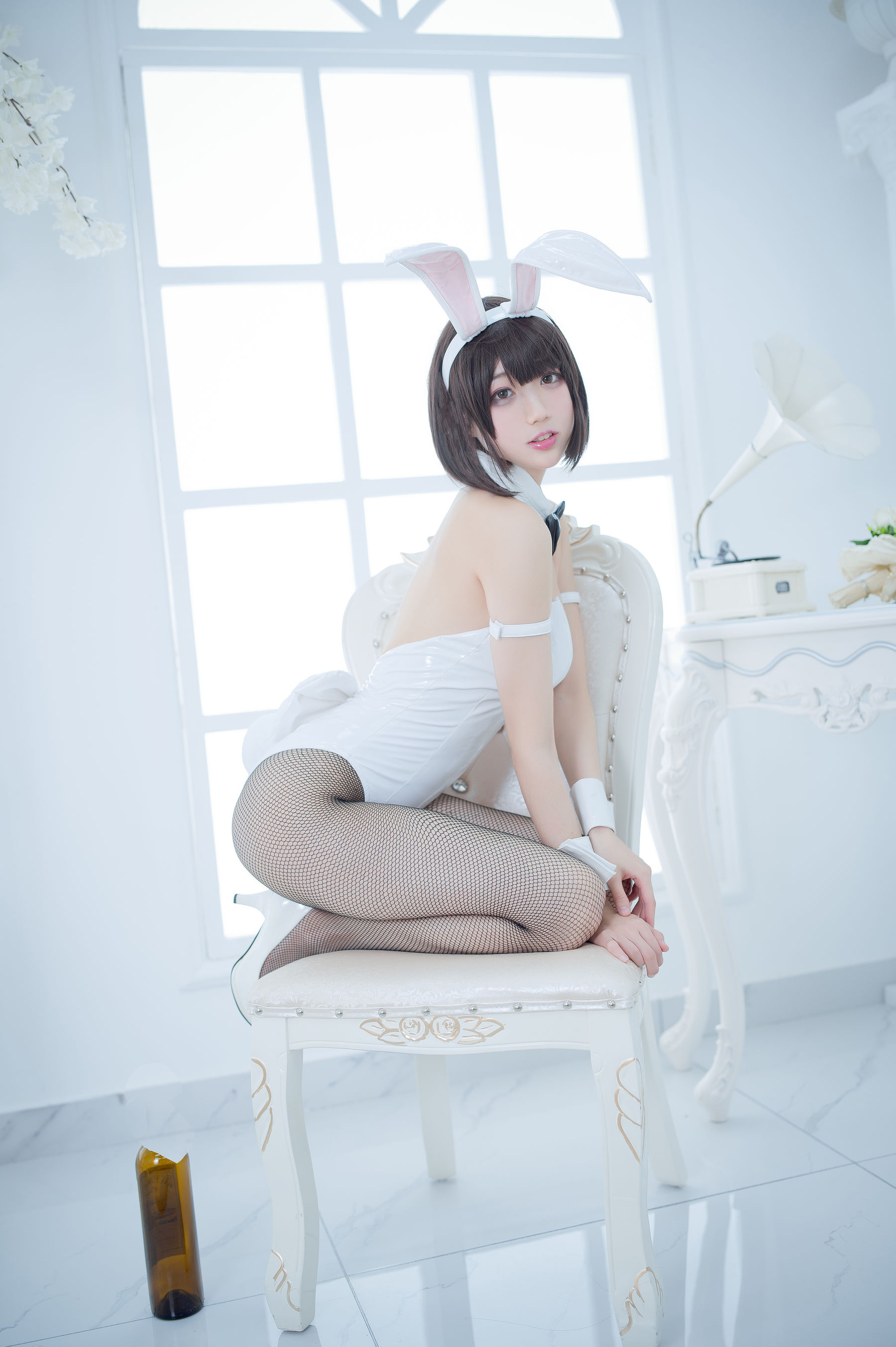 周叽是可爱兔兔 – 加藤惠兔女郎 Cosplay-第16张