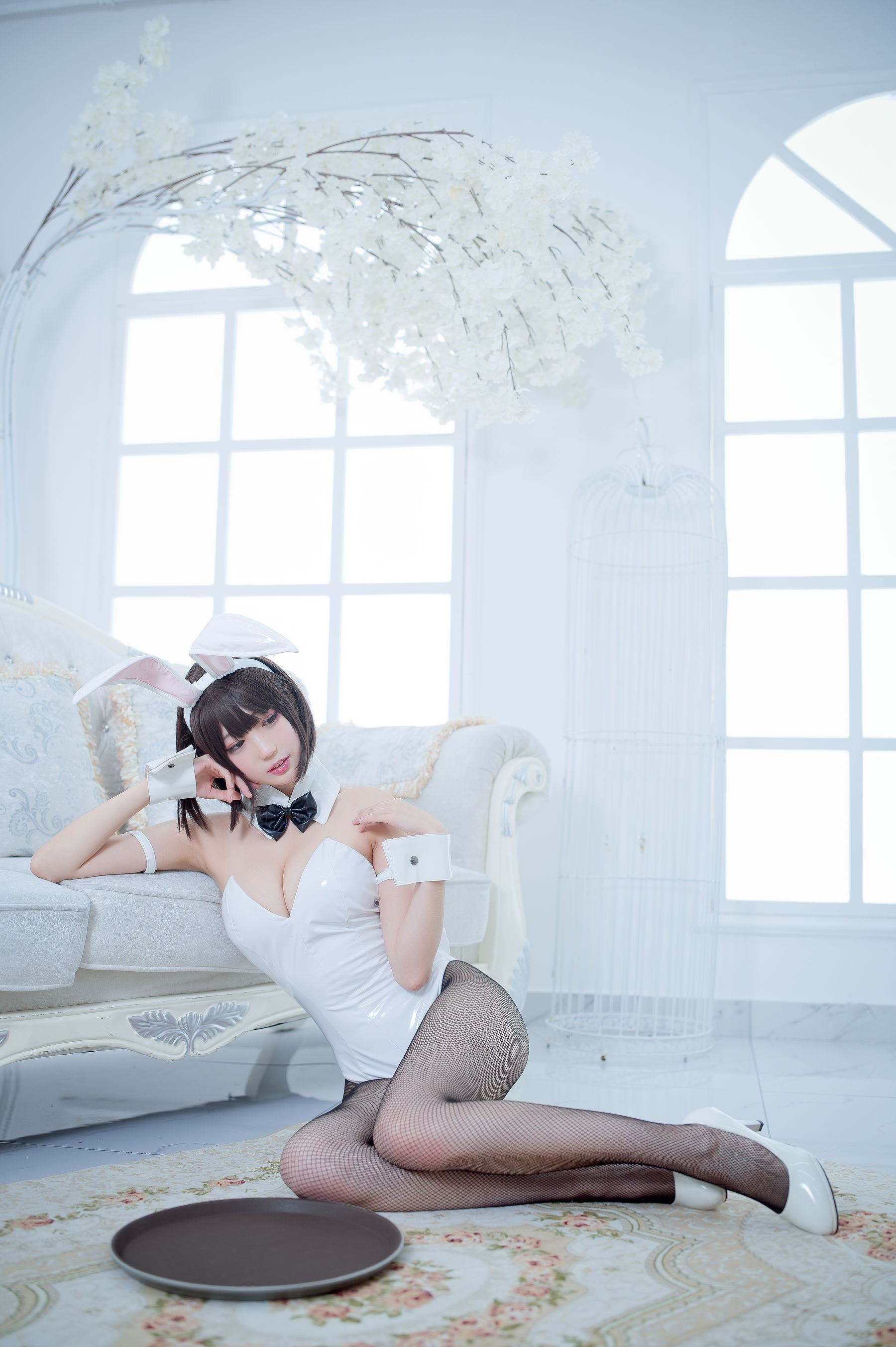 周叽是可爱兔兔 – 加藤惠兔女郎 Cosplay-第29张