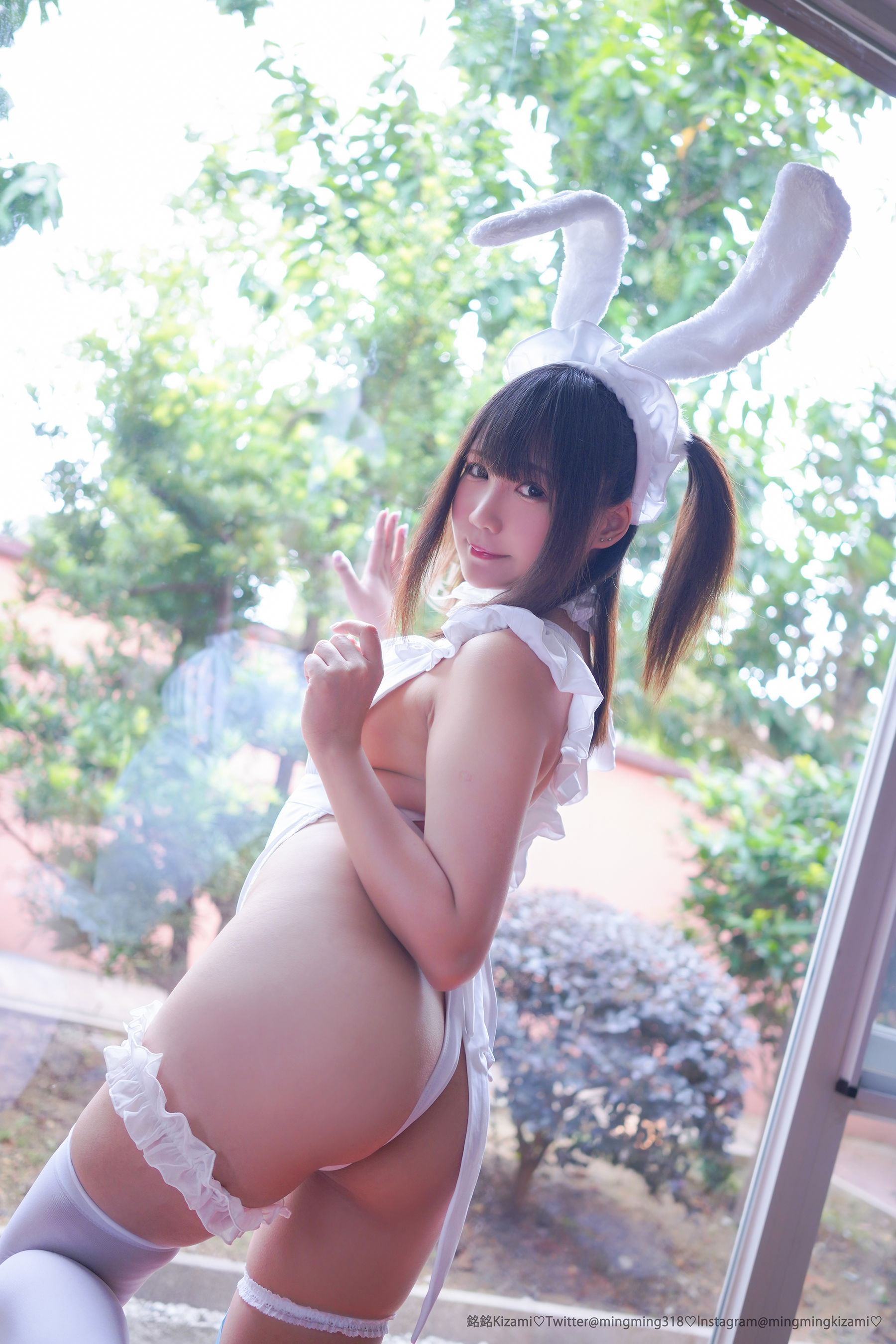 銘銘Kizami 自撮りVol.11 兔女郎女仆 Cosplay-第1张