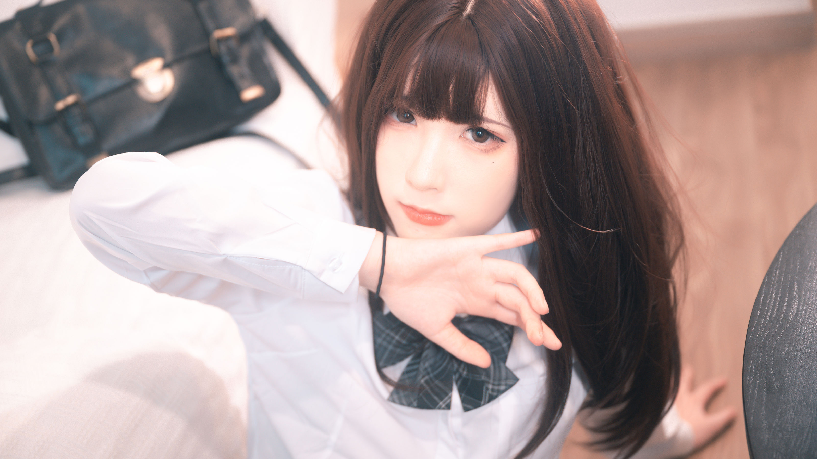 Quan冉有点饿 – 束缚猫猫 Cosplay-第8张