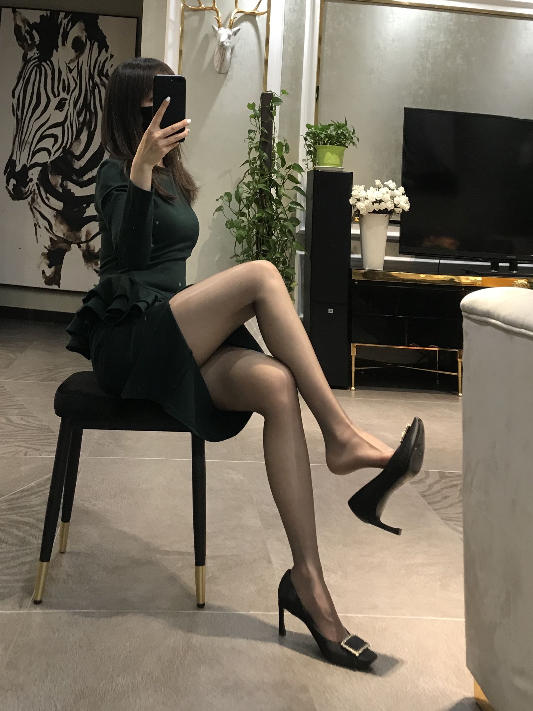 丝足博主麋鹿_Monroe 2020.04.30 贵妇丝足 Cosplay-第8张