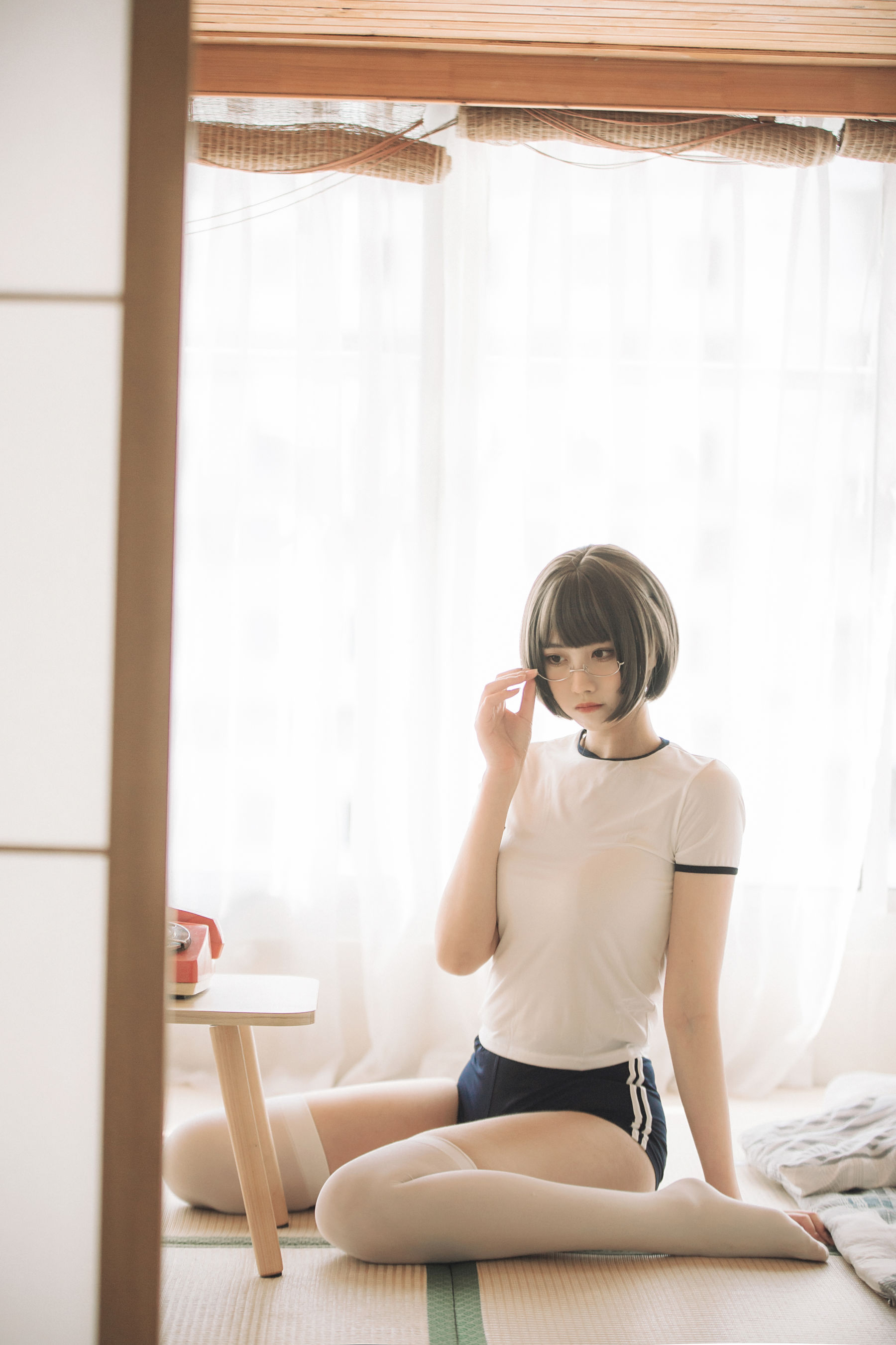 次元少女念雪ww – 体操服 Cosplay-第3张