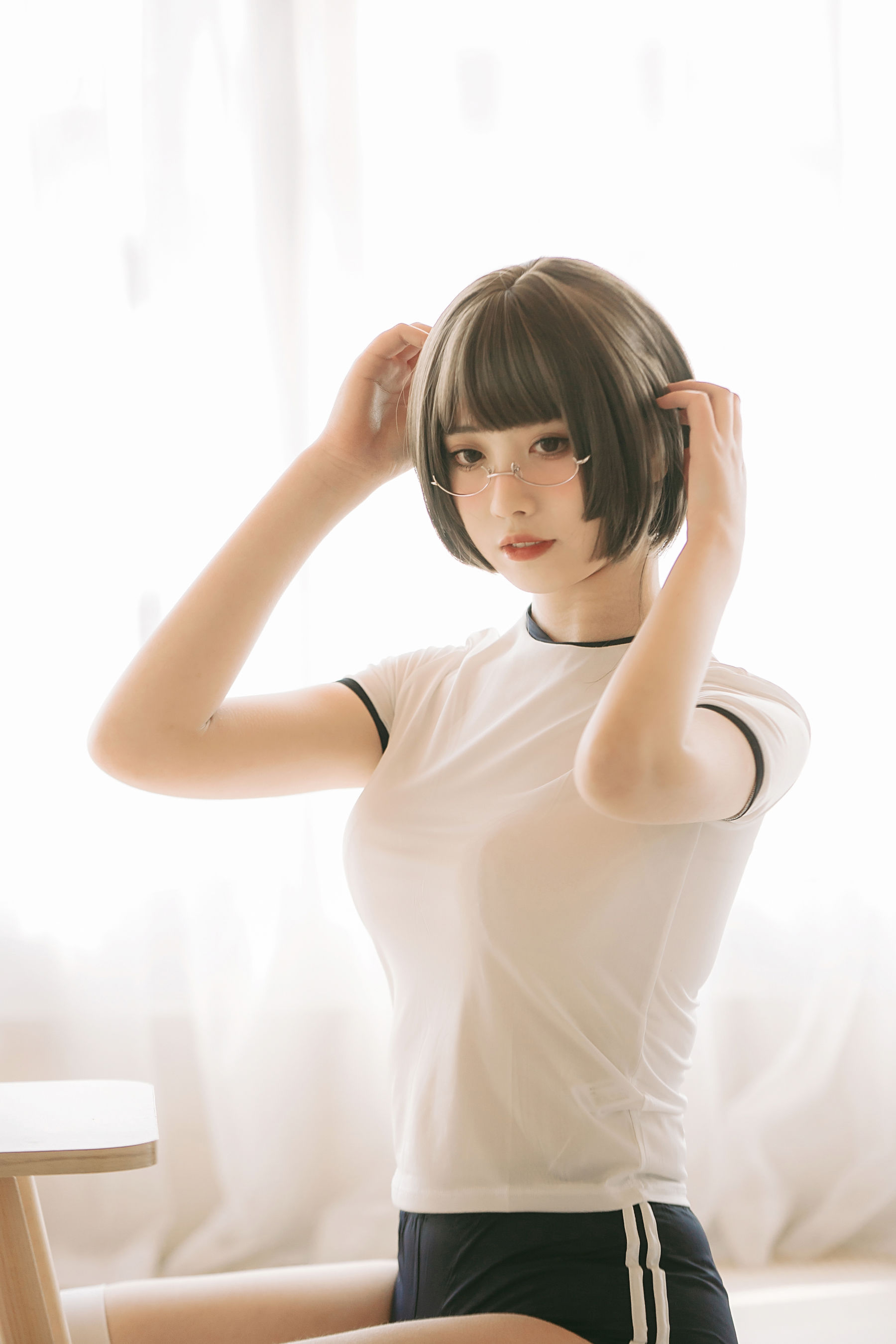 次元少女念雪ww – 体操服 Cosplay-第40张
