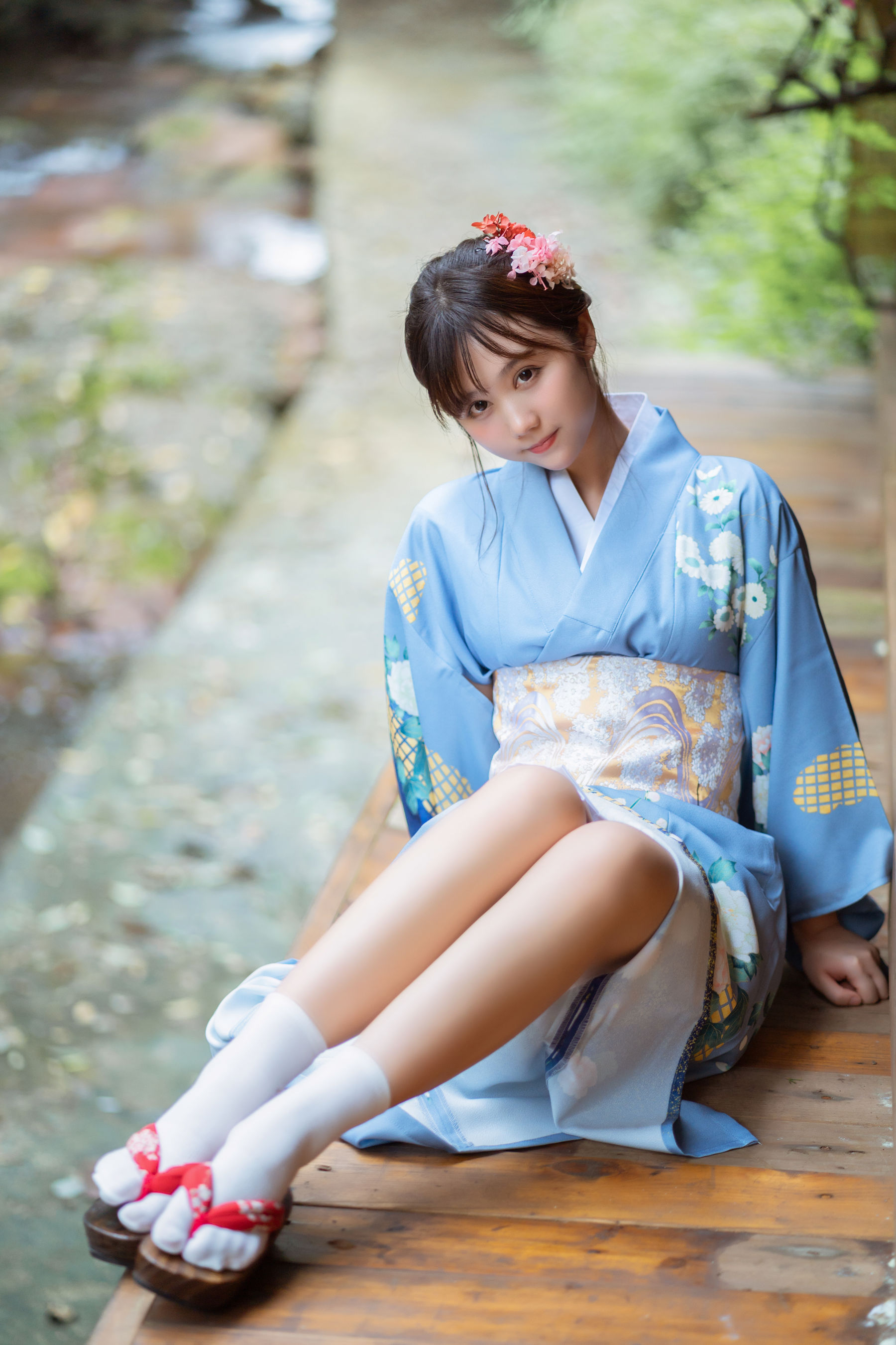 微博福利姬镜酱 私奔之和服 Cosplay-第16张