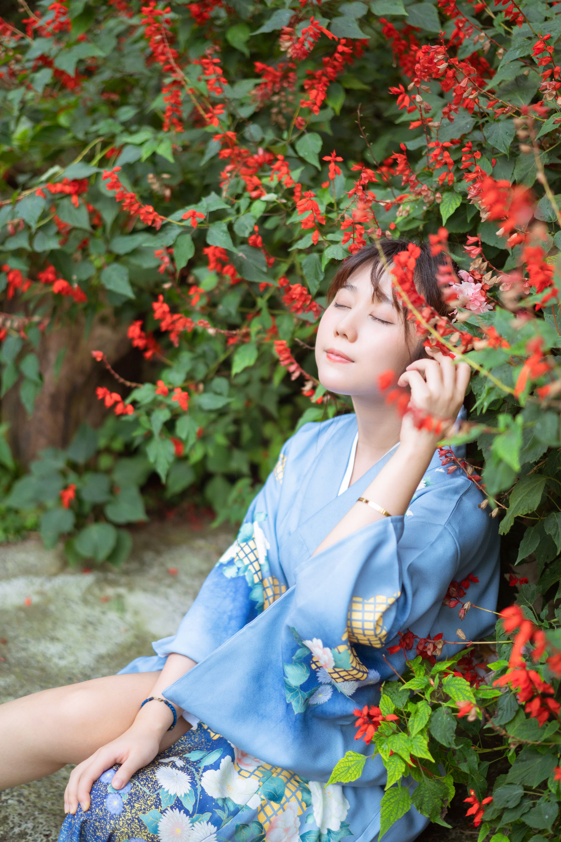 微博福利姬镜酱 私奔之和服 Cosplay-第13张