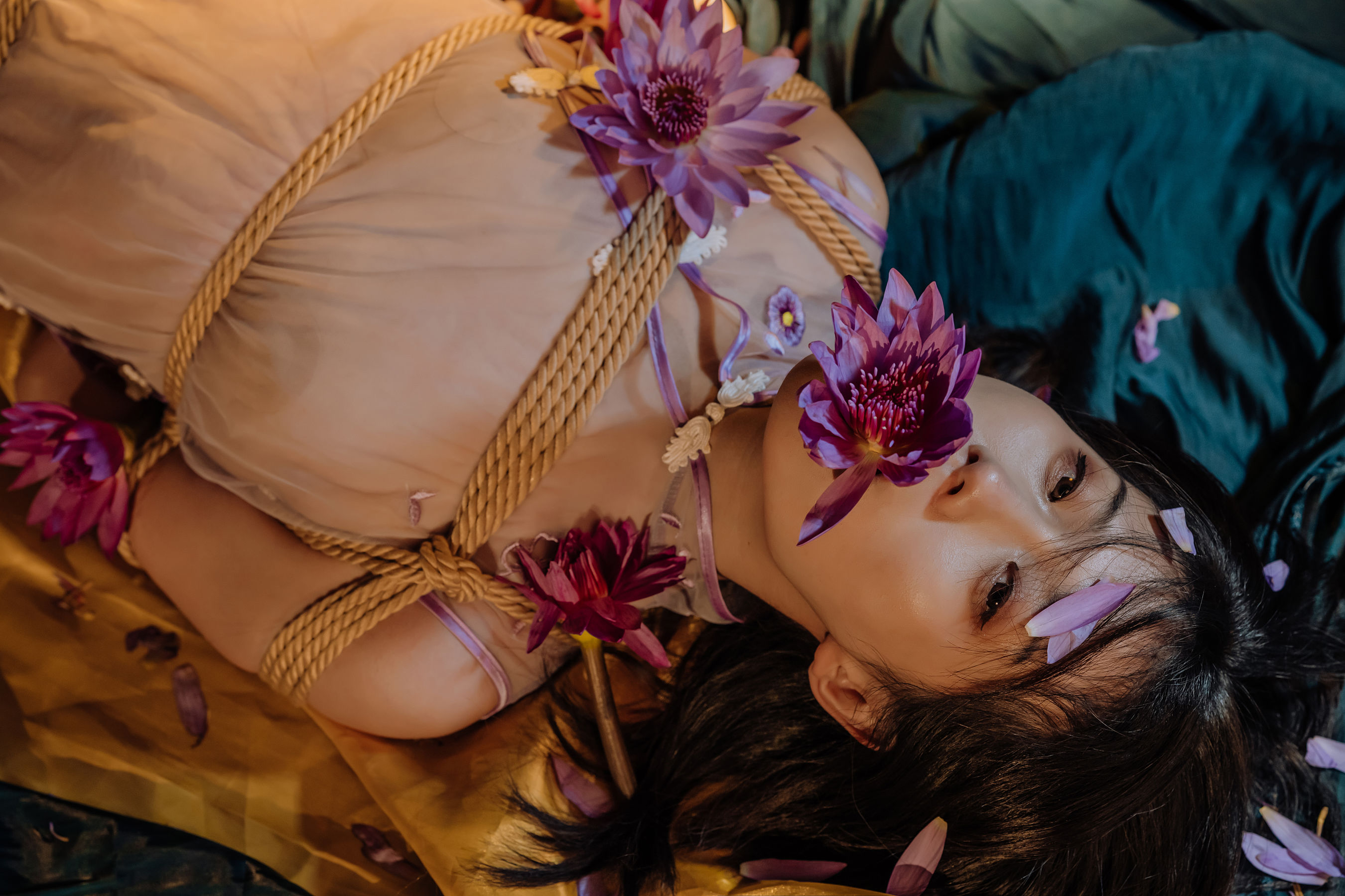 云溪溪 – 花与绳 Cosplay-第5张