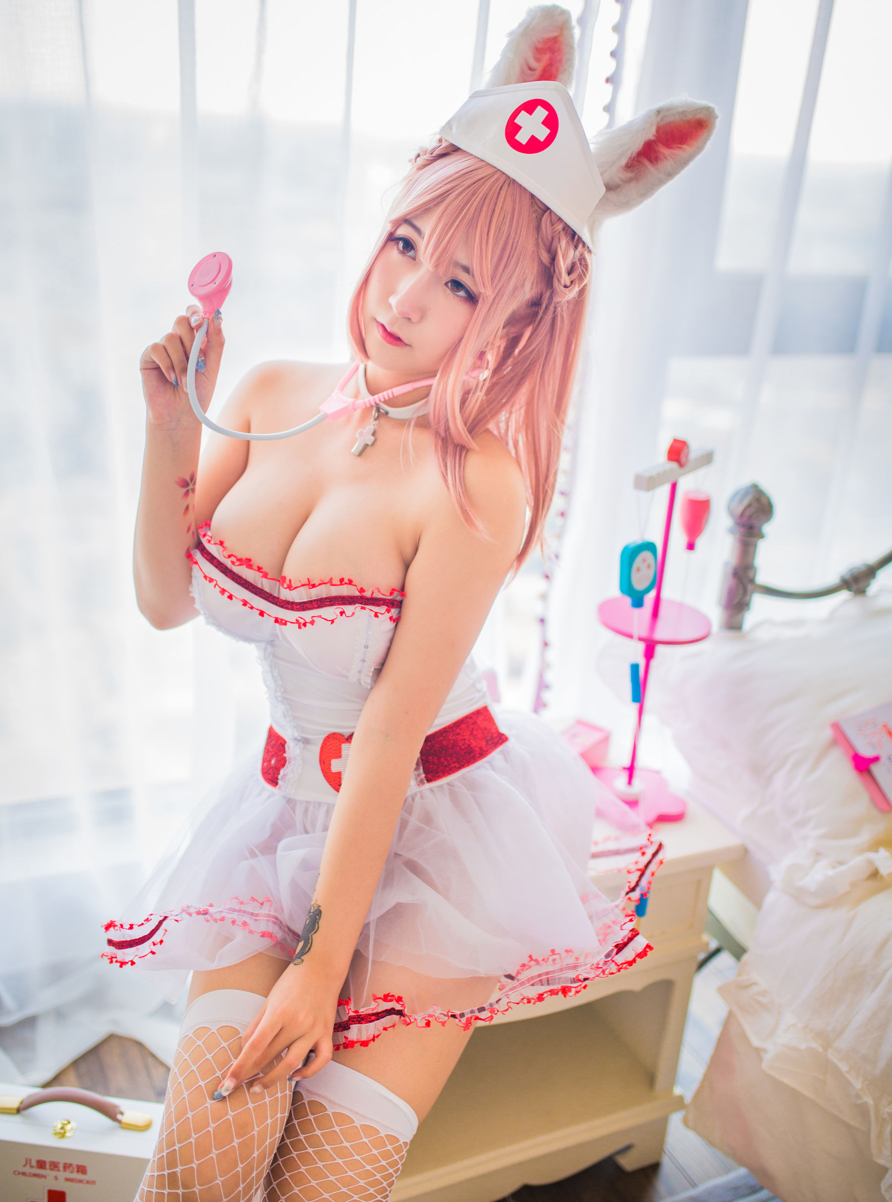 [萝莉COS] 巨乳猫九酱Sakura – 兽の物语 Cosplay-第57张