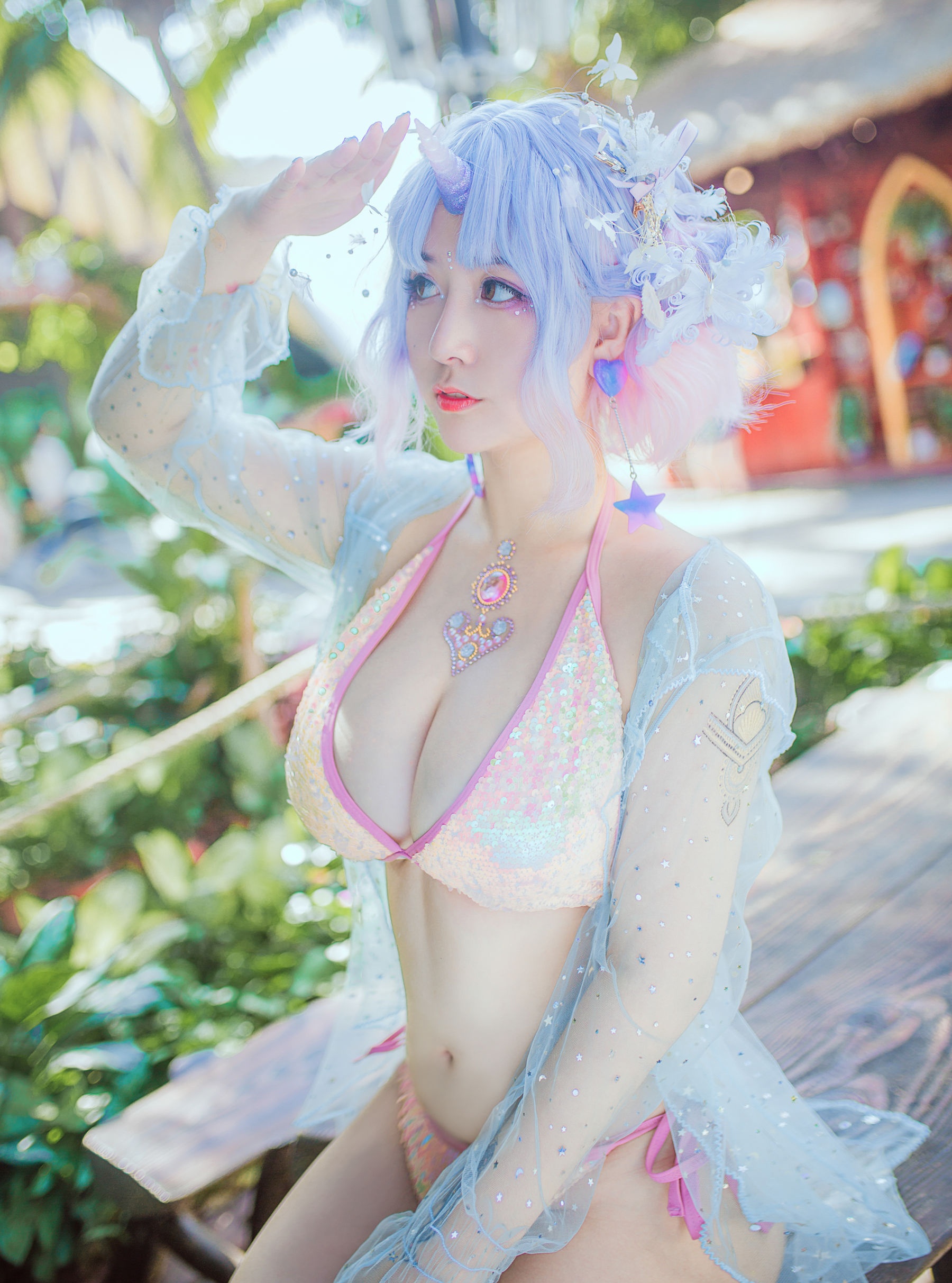 [萝莉COS] 巨乳猫九酱Sakura – 兽の物语 Cosplay-第72张