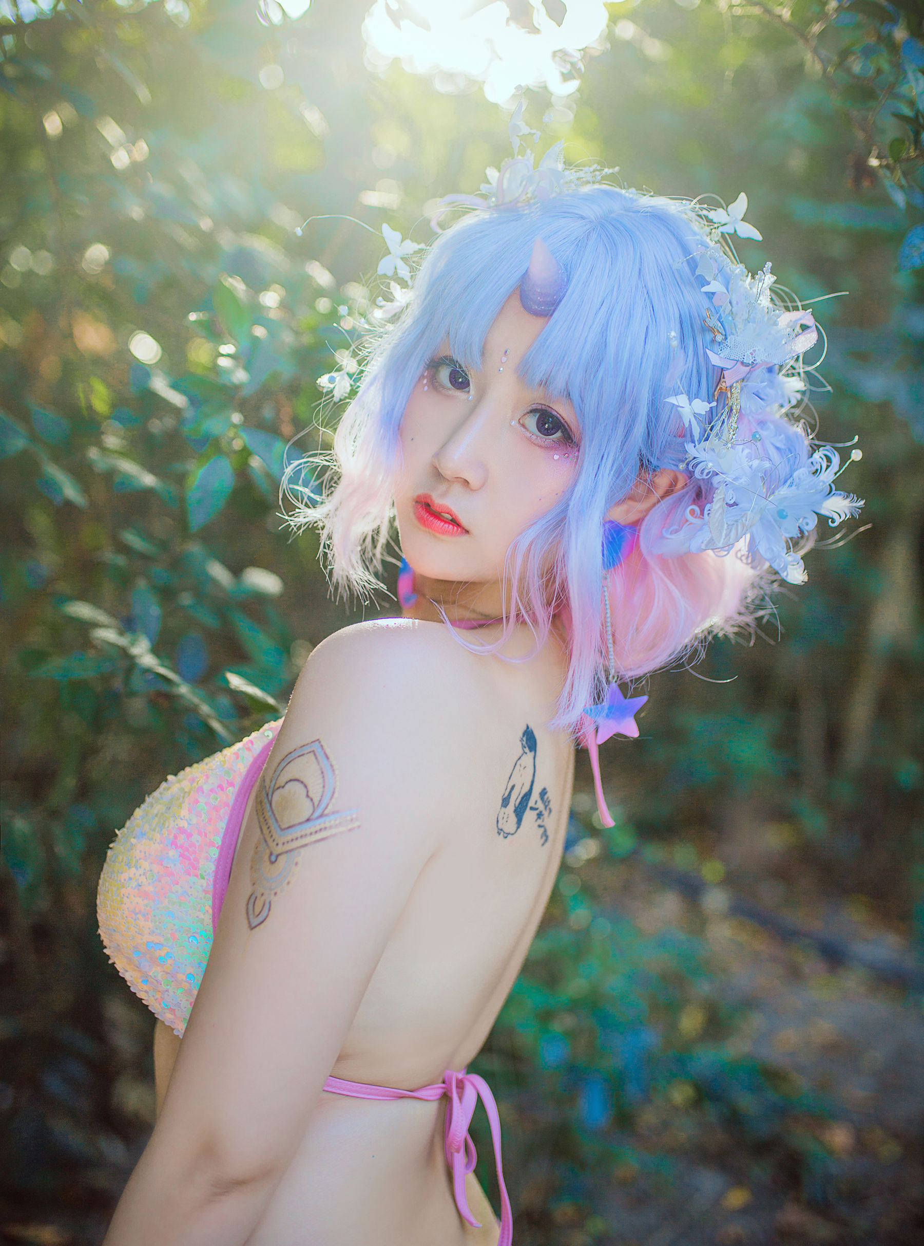 [萝莉COS] 巨乳猫九酱Sakura – 兽の物语 Cosplay-第11张