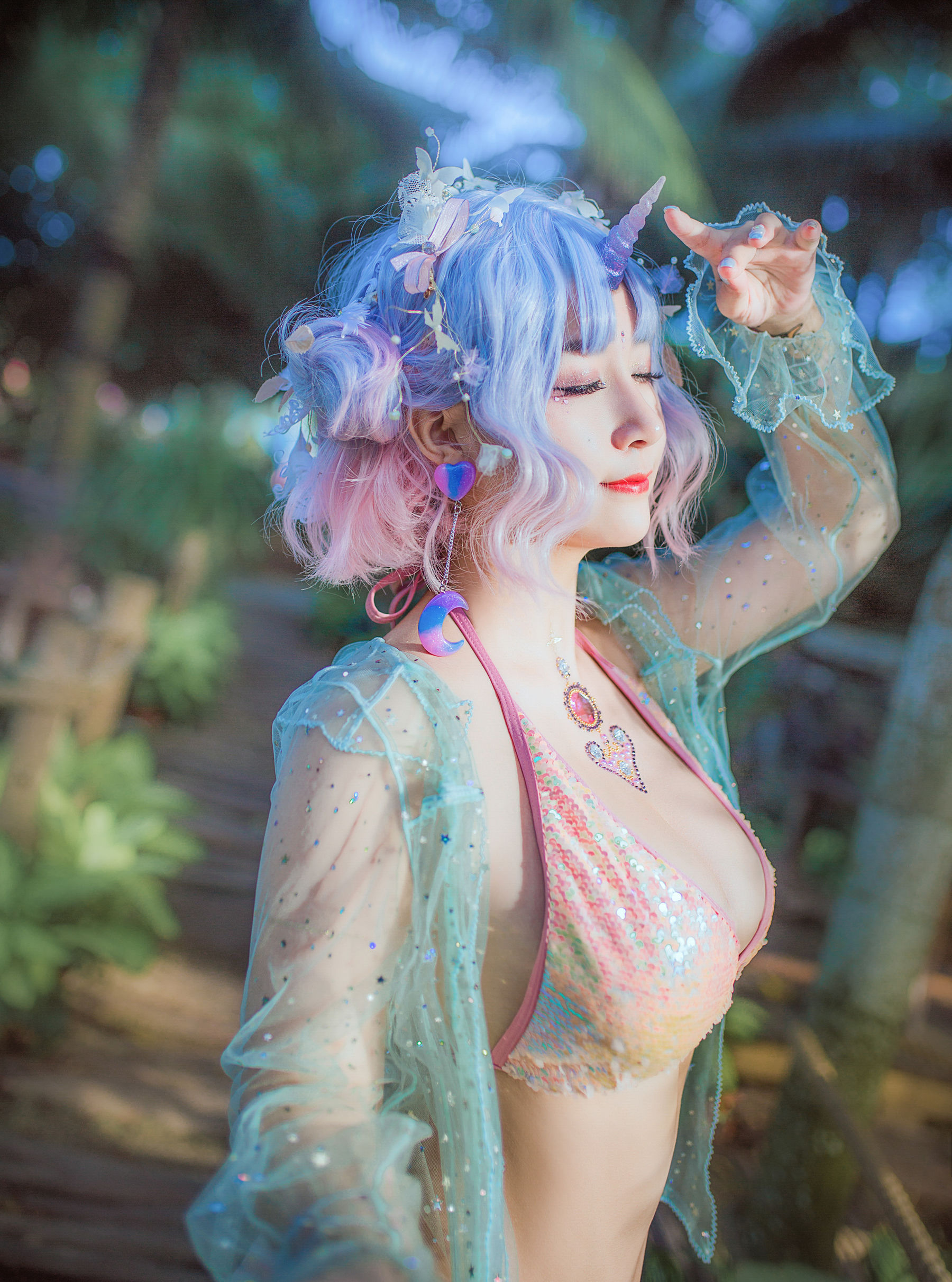 [萝莉COS] 巨乳猫九酱Sakura – 兽の物语 Cosplay-第73张