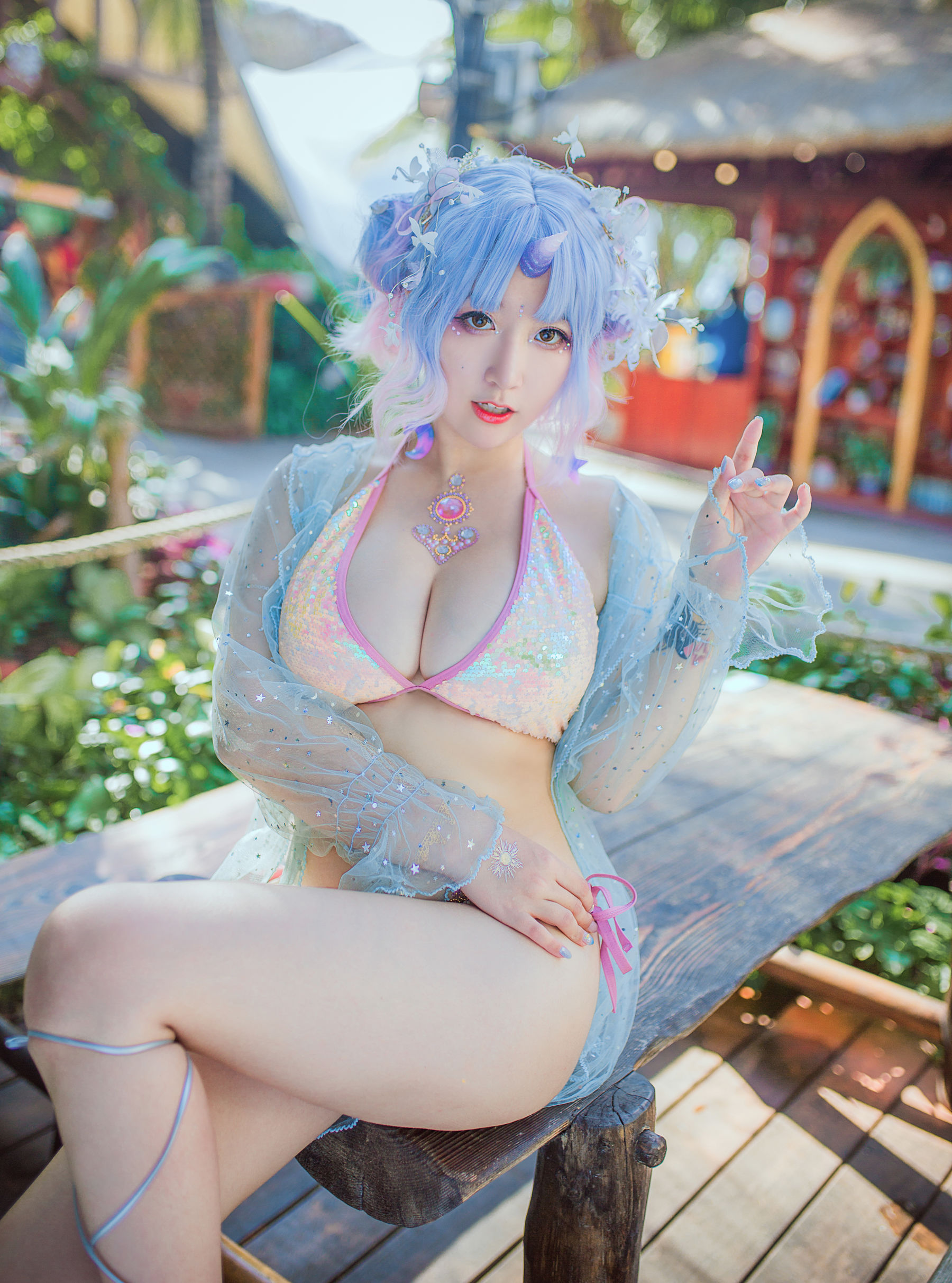 [萝莉COS] 巨乳猫九酱Sakura – 兽の物语 Cosplay-第6张