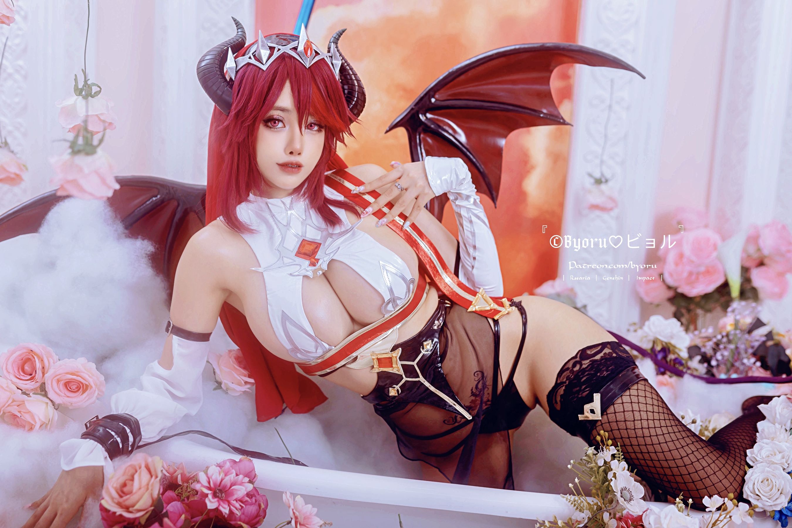 日本性感萝莉Byoru – Rosaria Cosplay-第5张