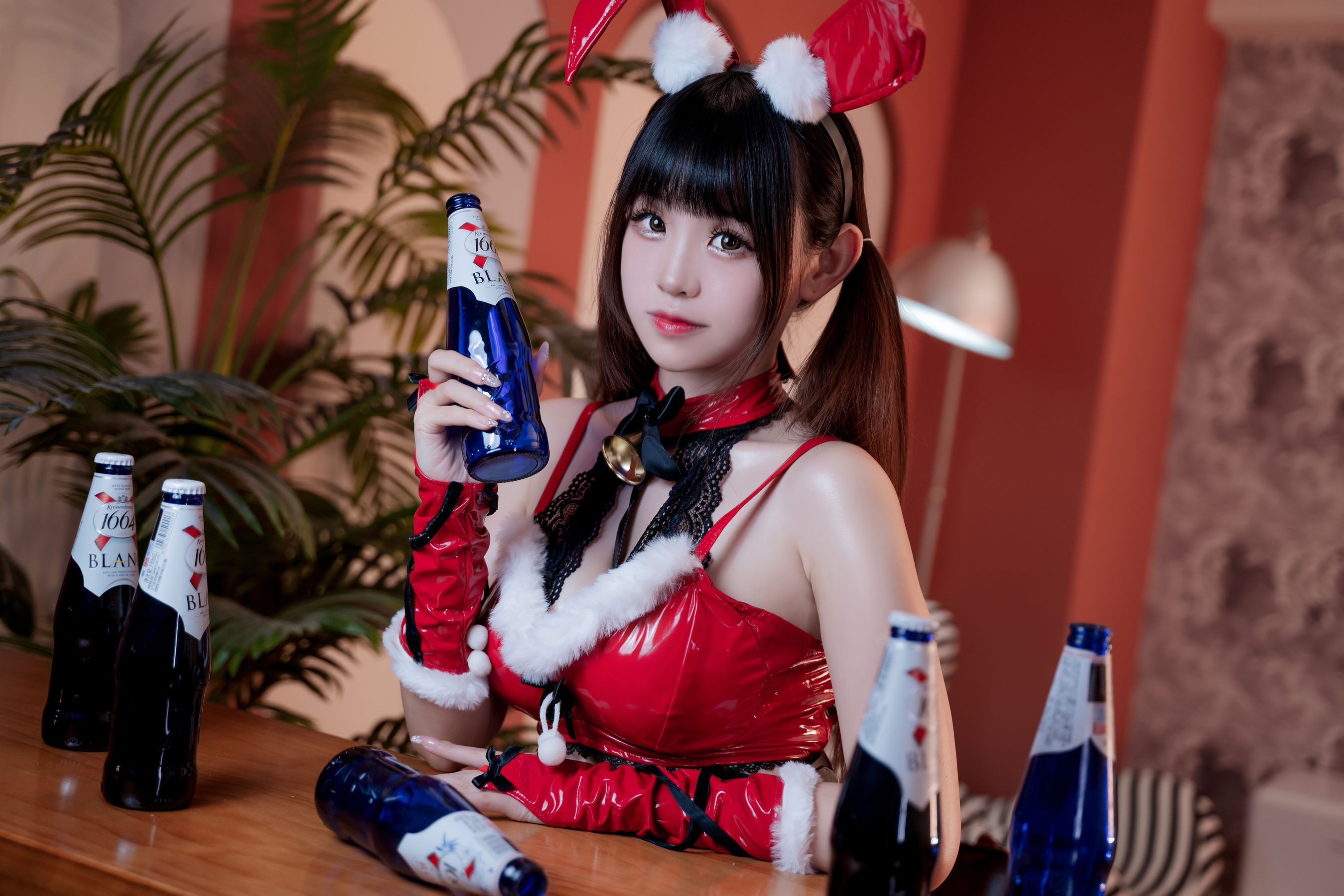miko酱ww – 圣诞兔兔 Cosplay-第34张