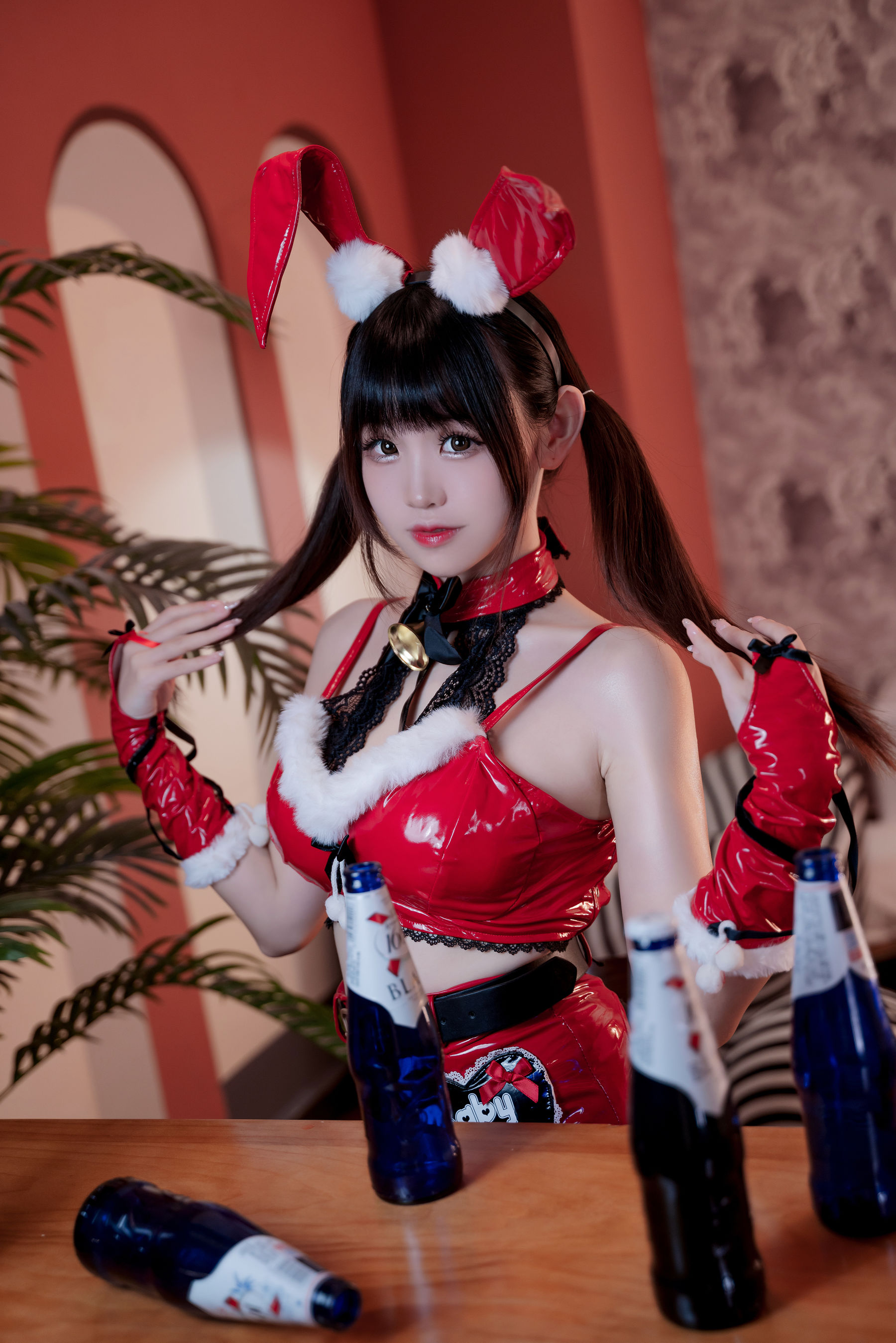 miko酱ww – 圣诞兔兔 Cosplay-第6张