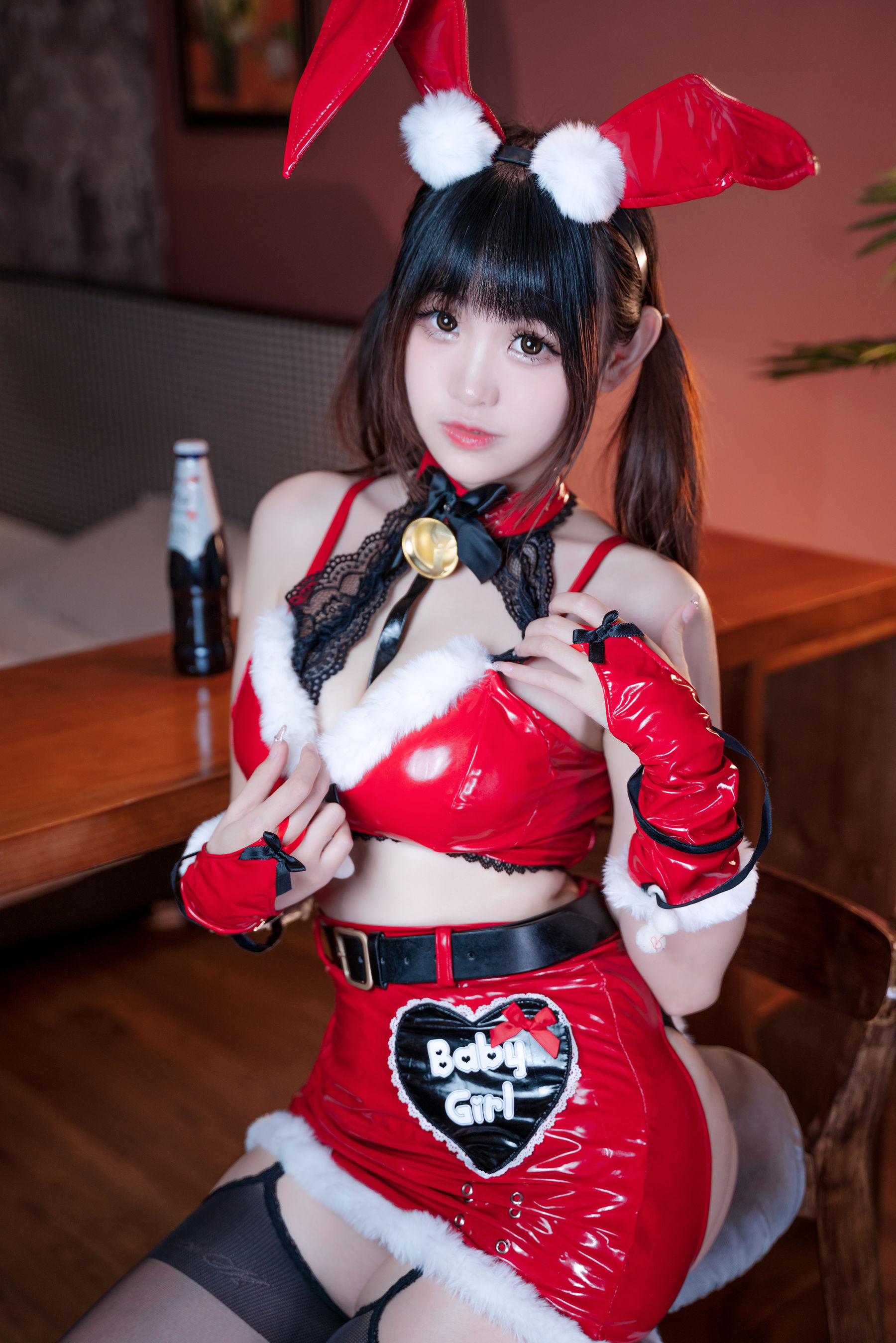 miko酱ww – 圣诞兔兔 Cosplay-第32张