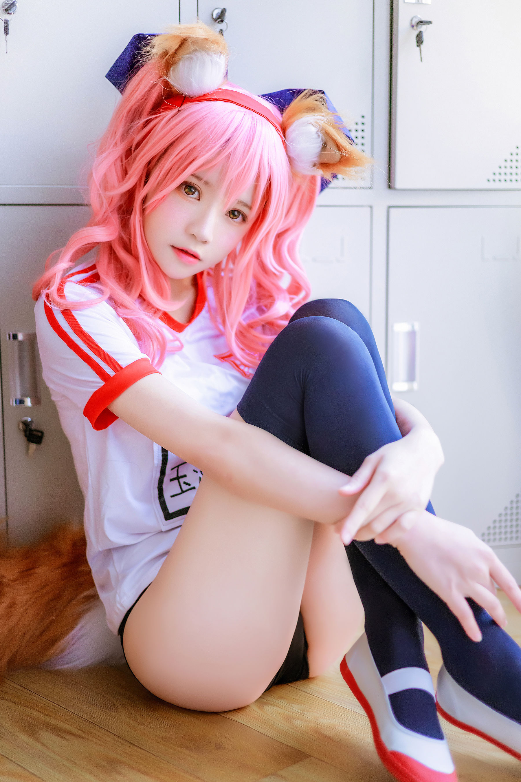 桜桃喵 – 玉藻前体操服 Cosplay-第8张