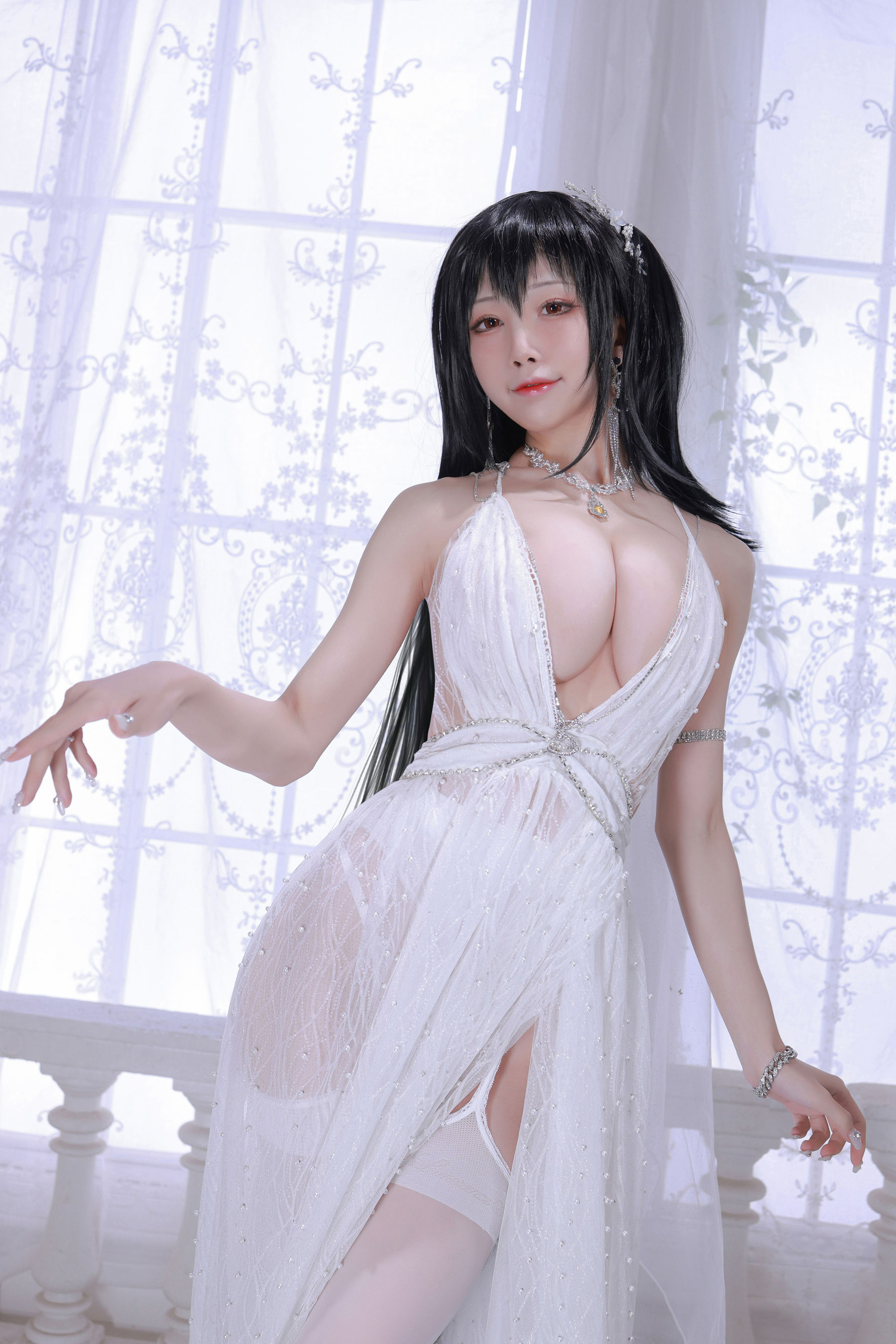 动漫博主水淼aqua – 大凤婚纱 Cosplay-第71张