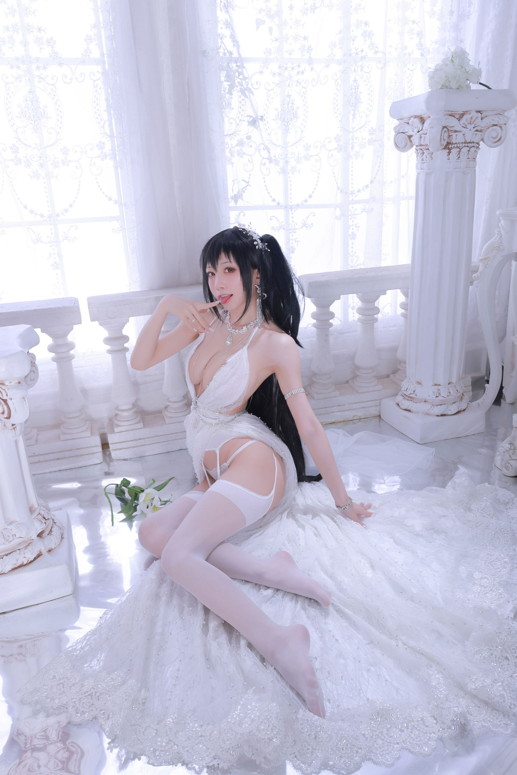 动漫博主水淼aqua – 大凤婚纱 Cosplay-第68张