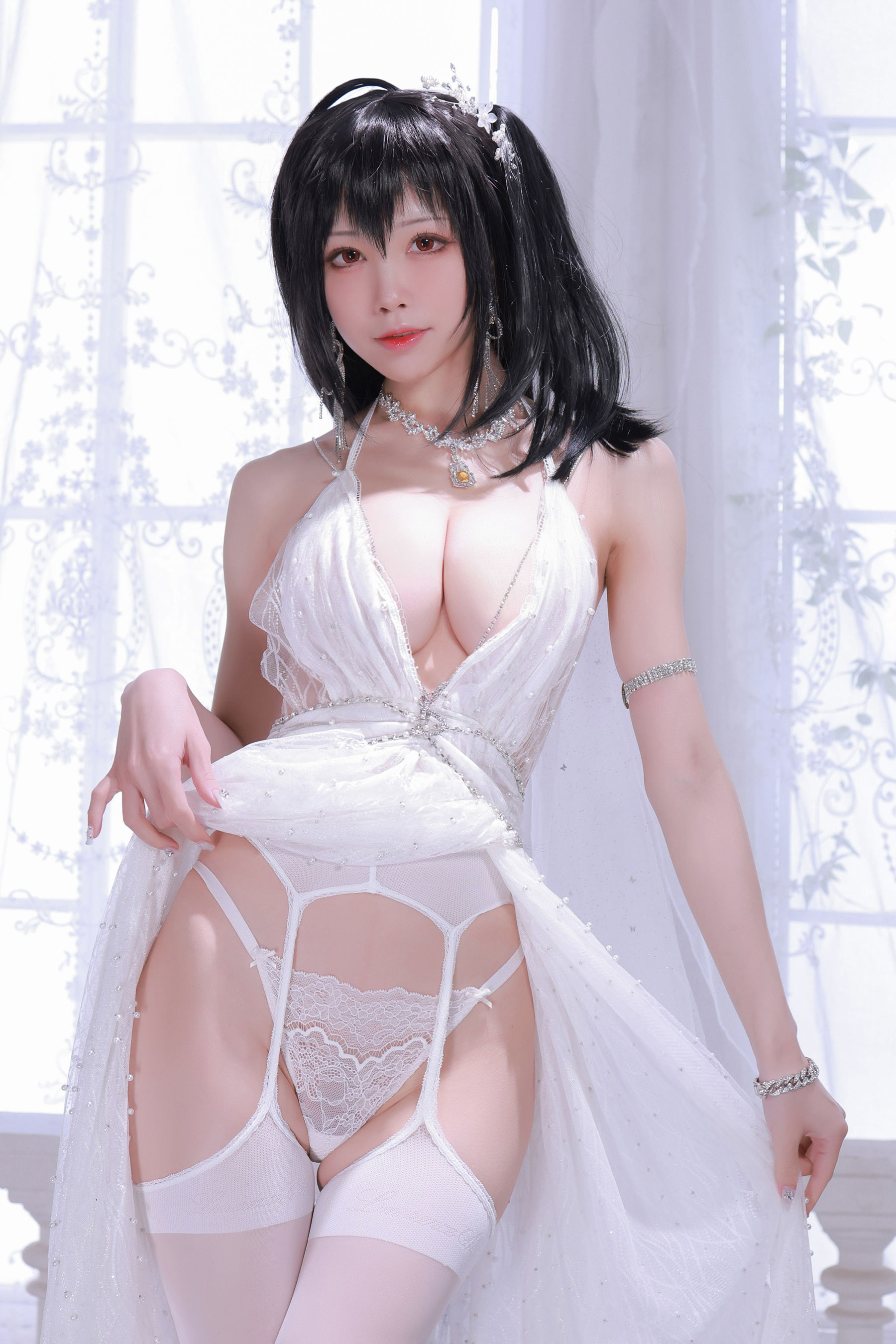 动漫博主水淼aqua – 大凤婚纱 Cosplay-第72张