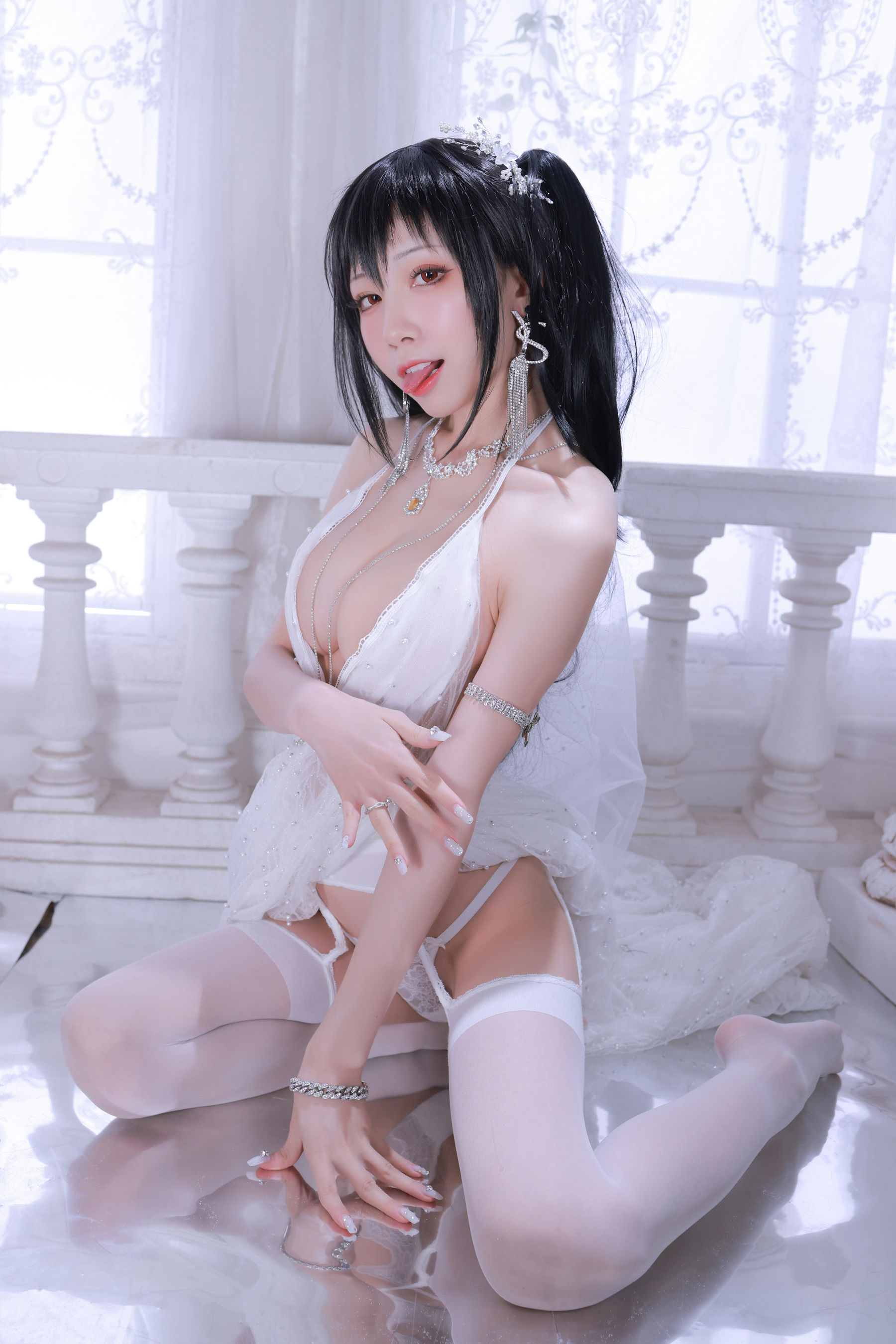 动漫博主水淼aqua – 大凤婚纱 Cosplay-第69张