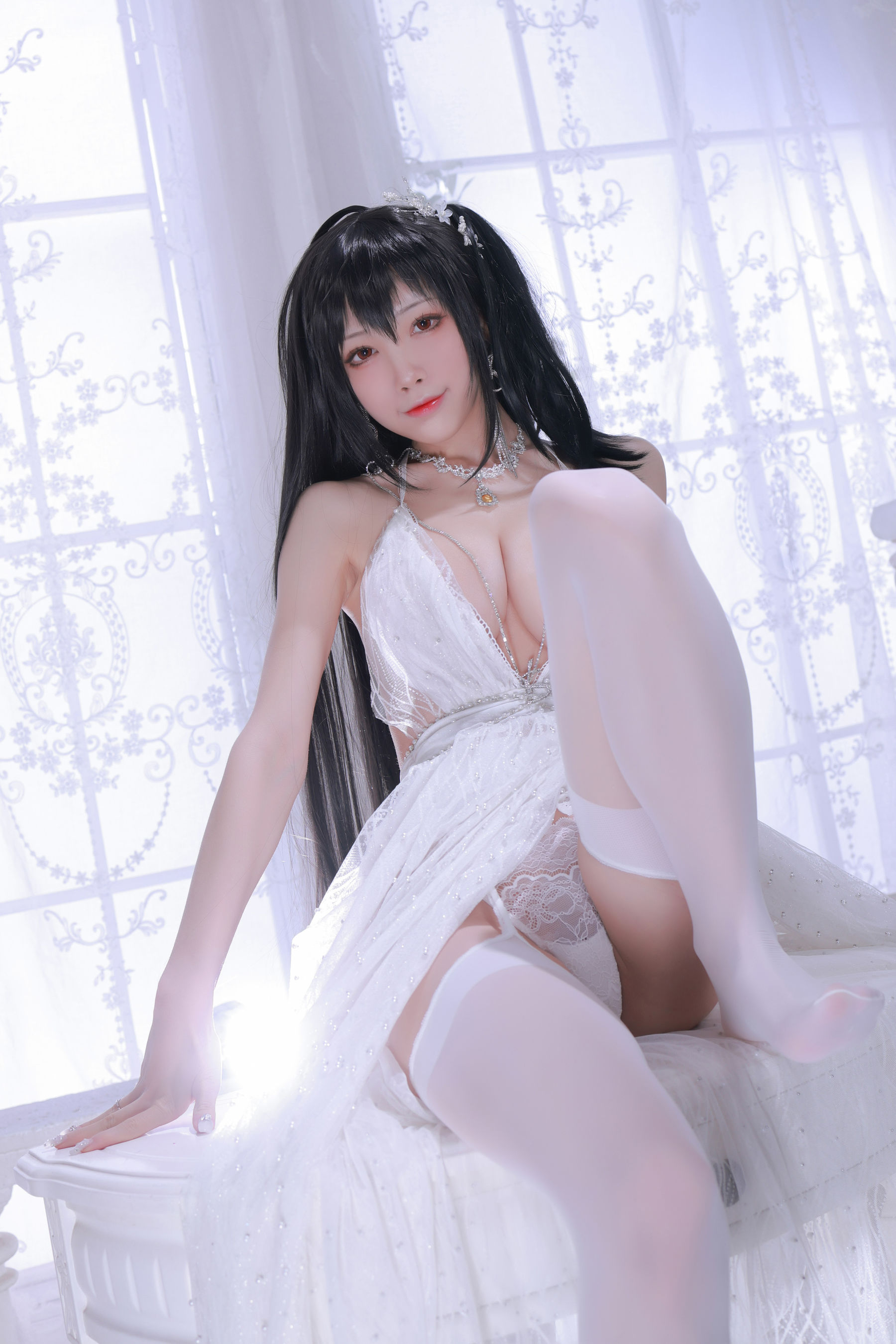 动漫博主水淼aqua – 大凤婚纱 Cosplay-第12张