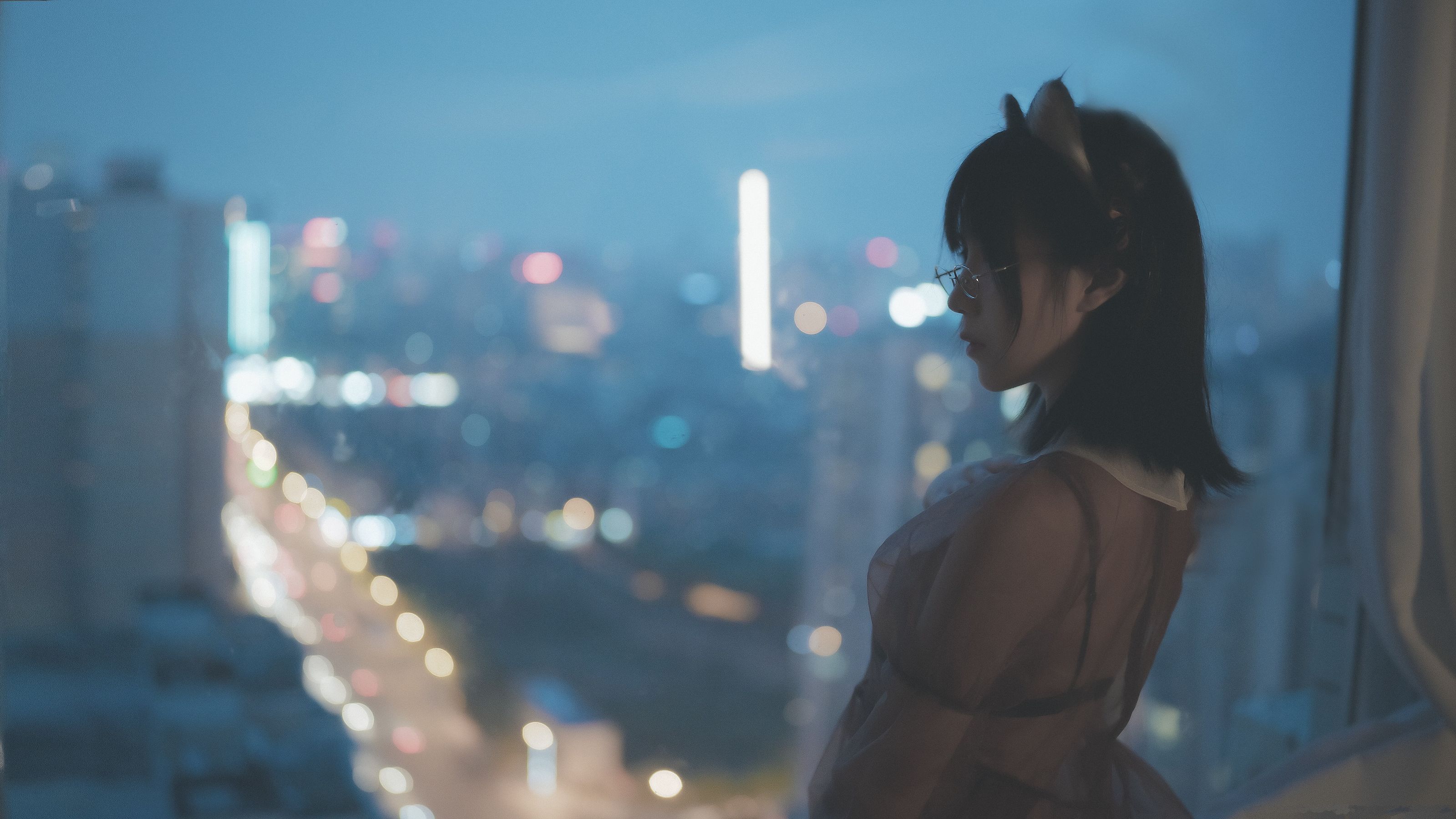 COSER美女逐月su 透明女仆 Cosplay-第4张