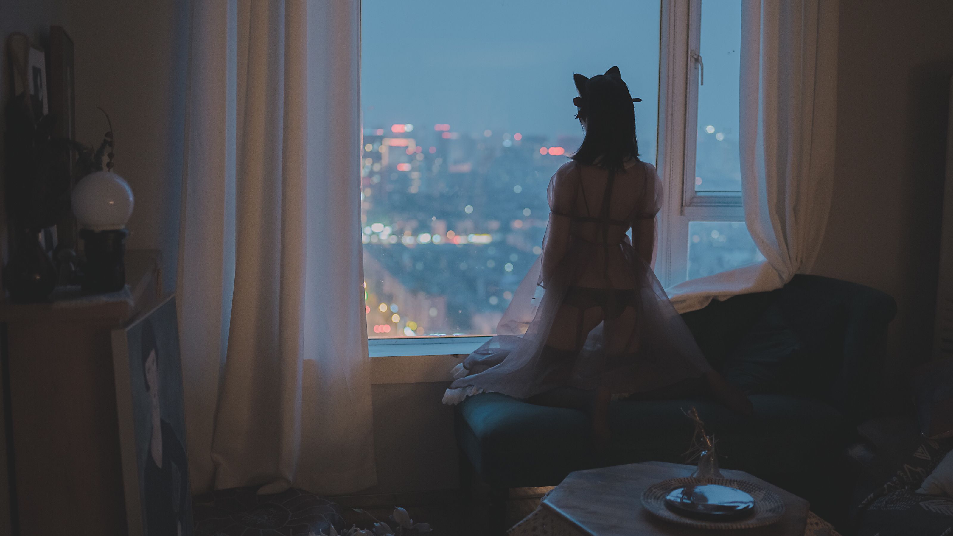 COSER美女逐月su 透明女仆 Cosplay-第5张