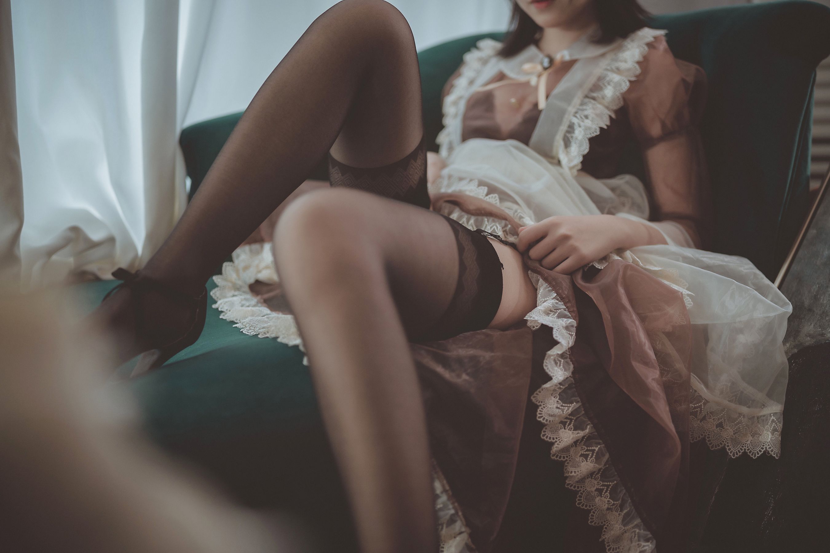 COSER美女逐月su 透明女仆 Cosplay-第6张