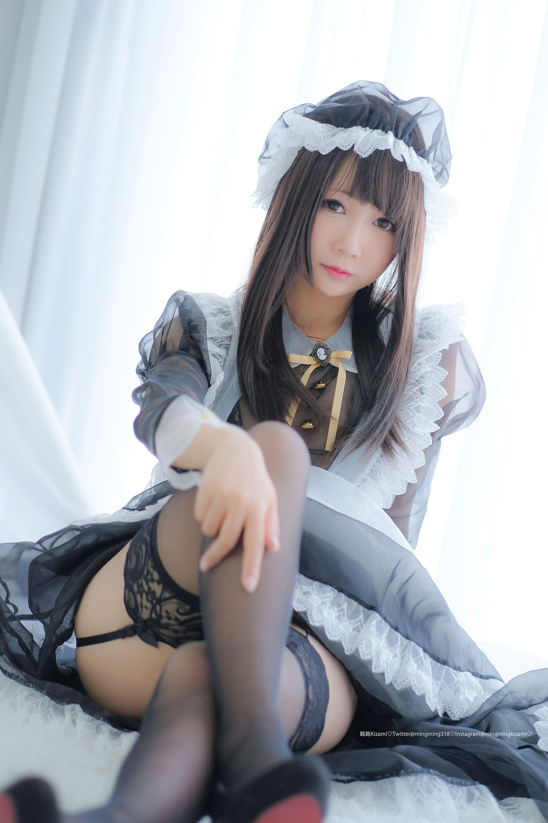銘銘Kizami 自撮りVol.15 透明女仆 Cosplay-第2张