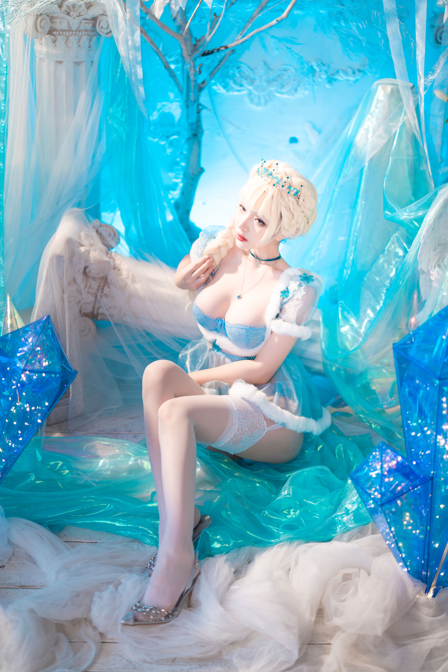 动漫博主雯妹 – 冰雪 Cosplay-第7张