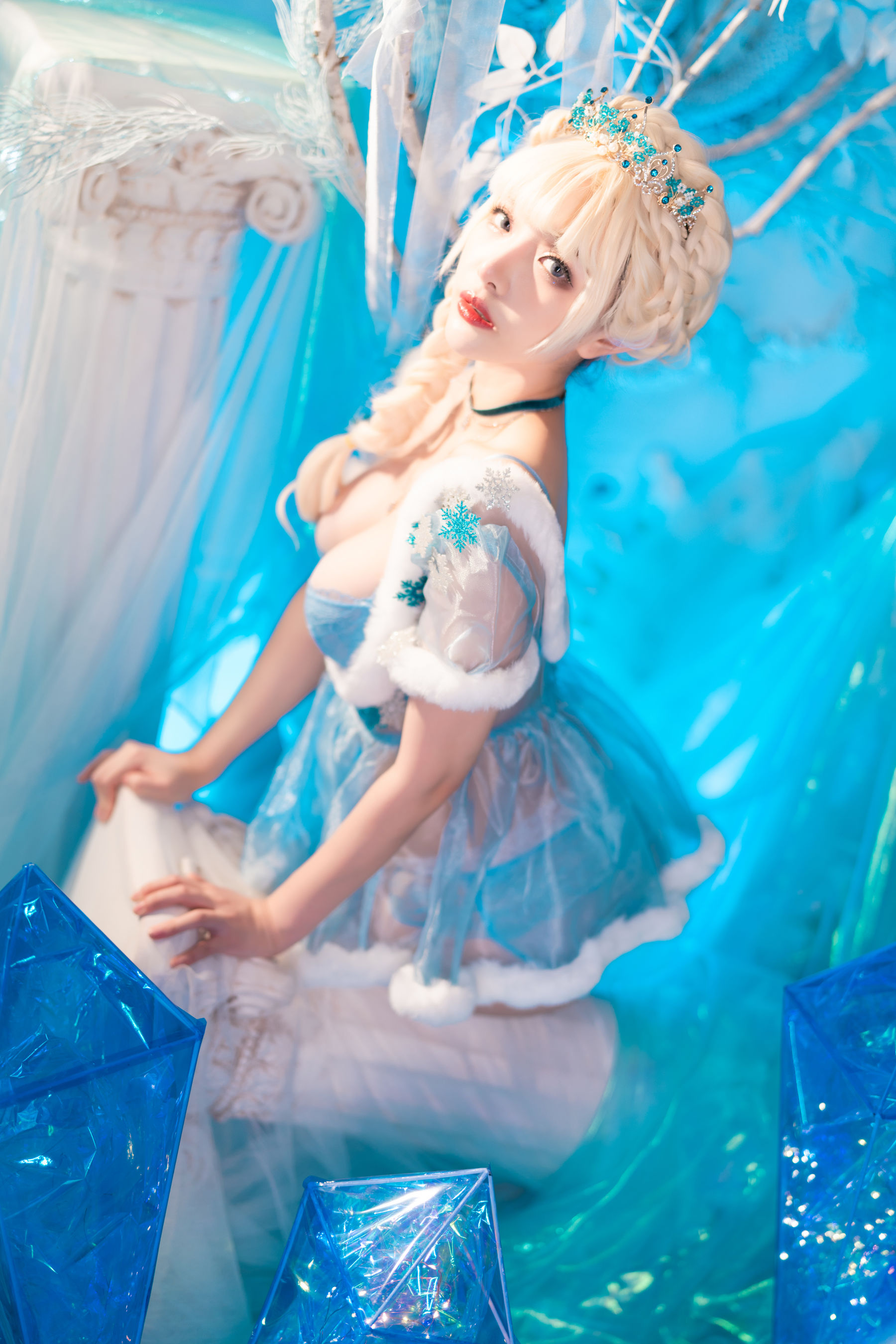 动漫博主雯妹 – 冰雪 Cosplay-第5张