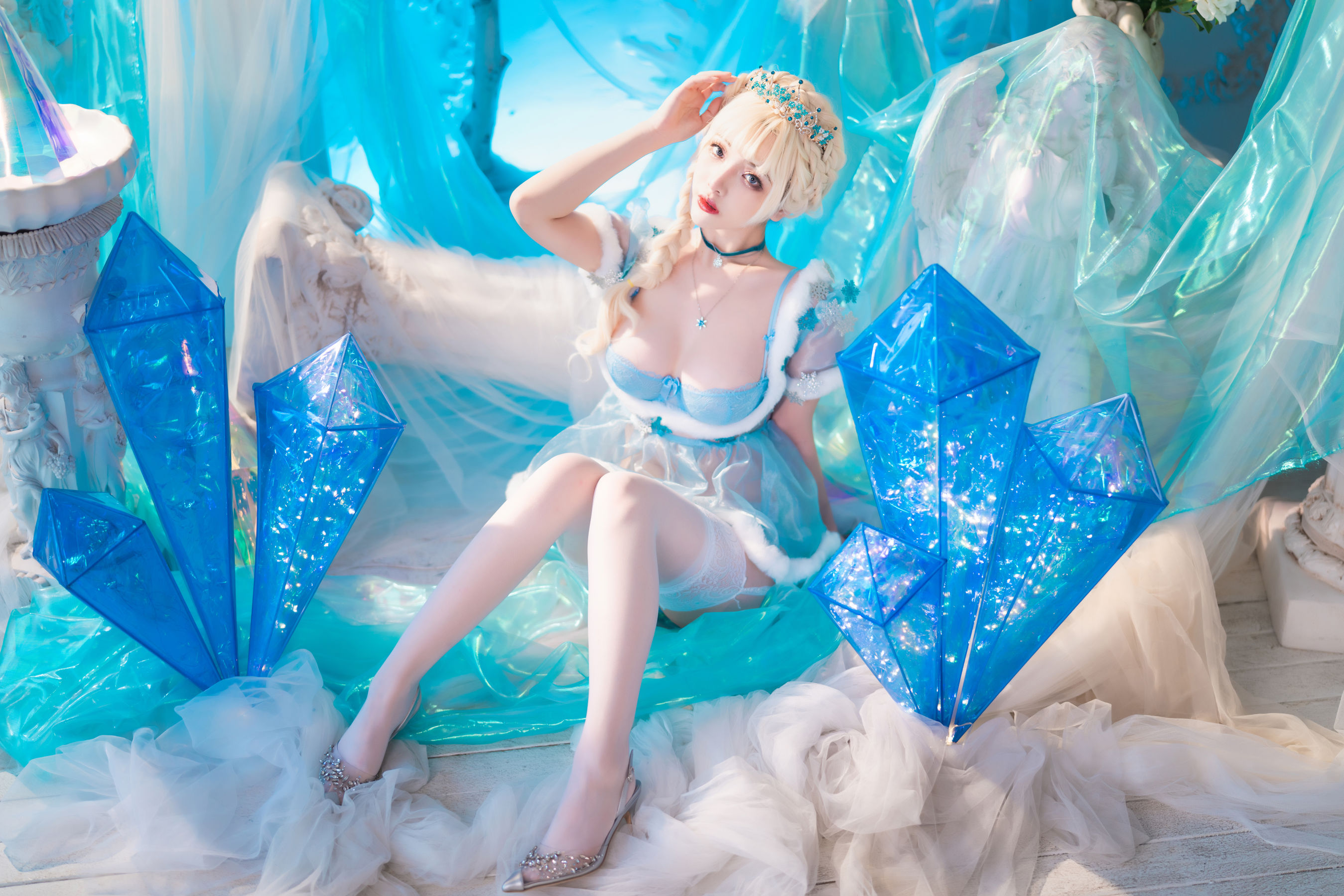 动漫博主雯妹 – 冰雪 Cosplay-第8张