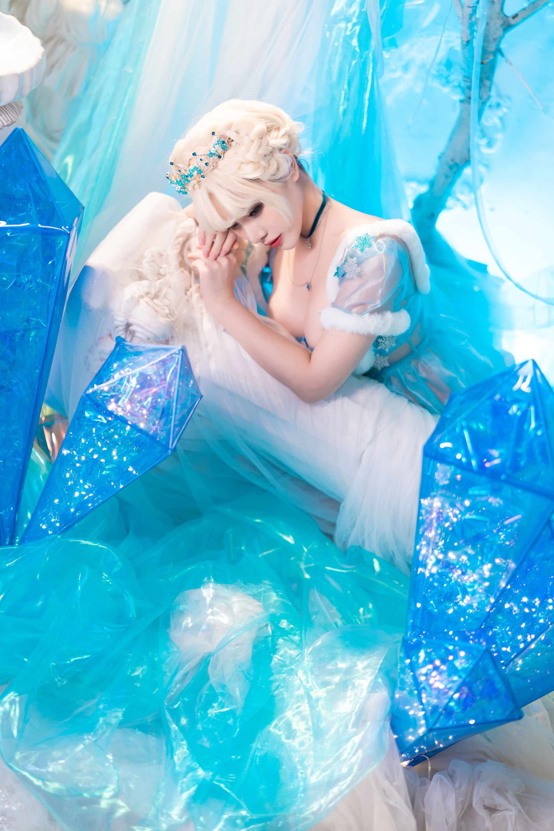 动漫博主雯妹 – 冰雪 Cosplay-第9张