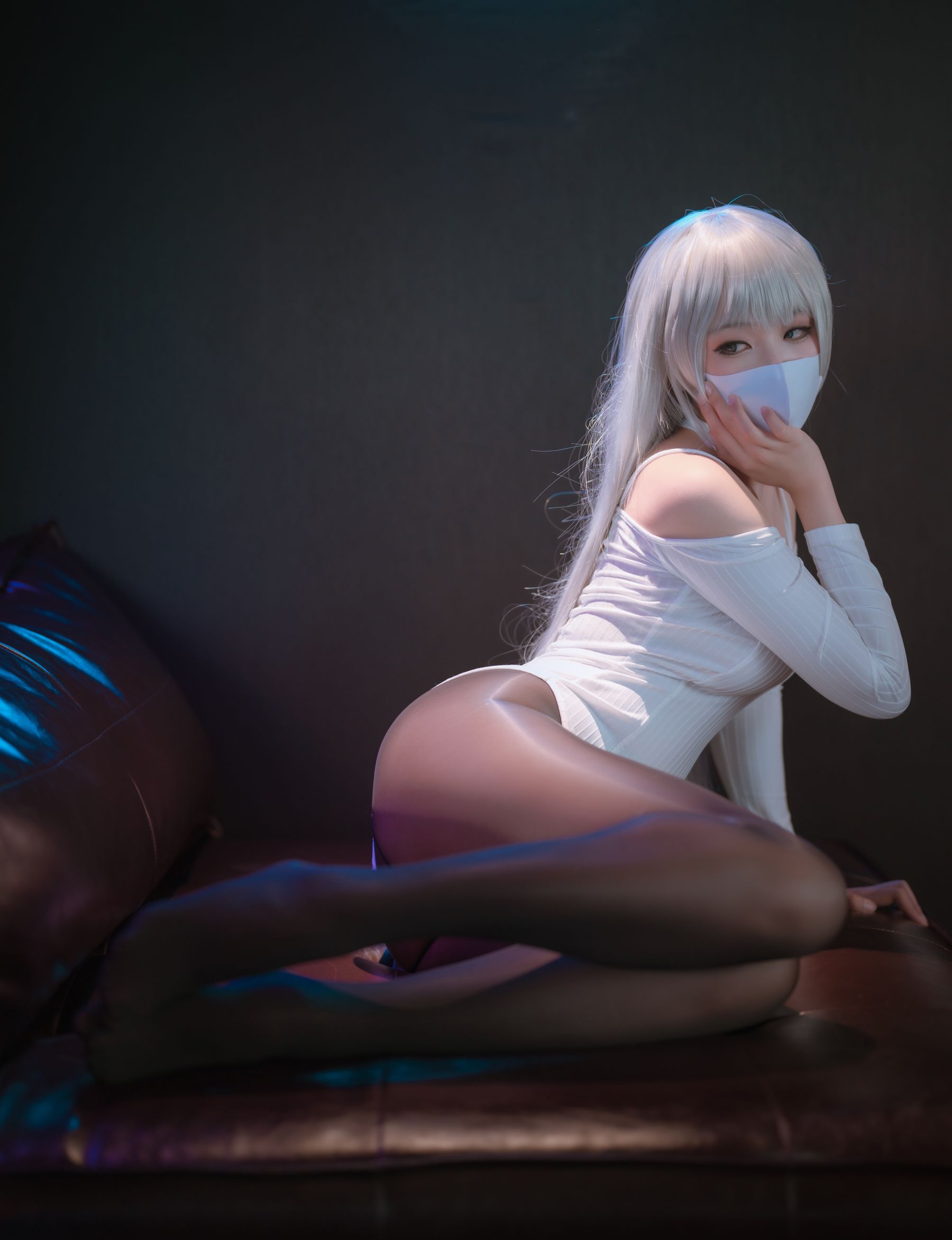 轩萧学姐 – 高开叉运动鞋 茑 Cosplay-第28张
