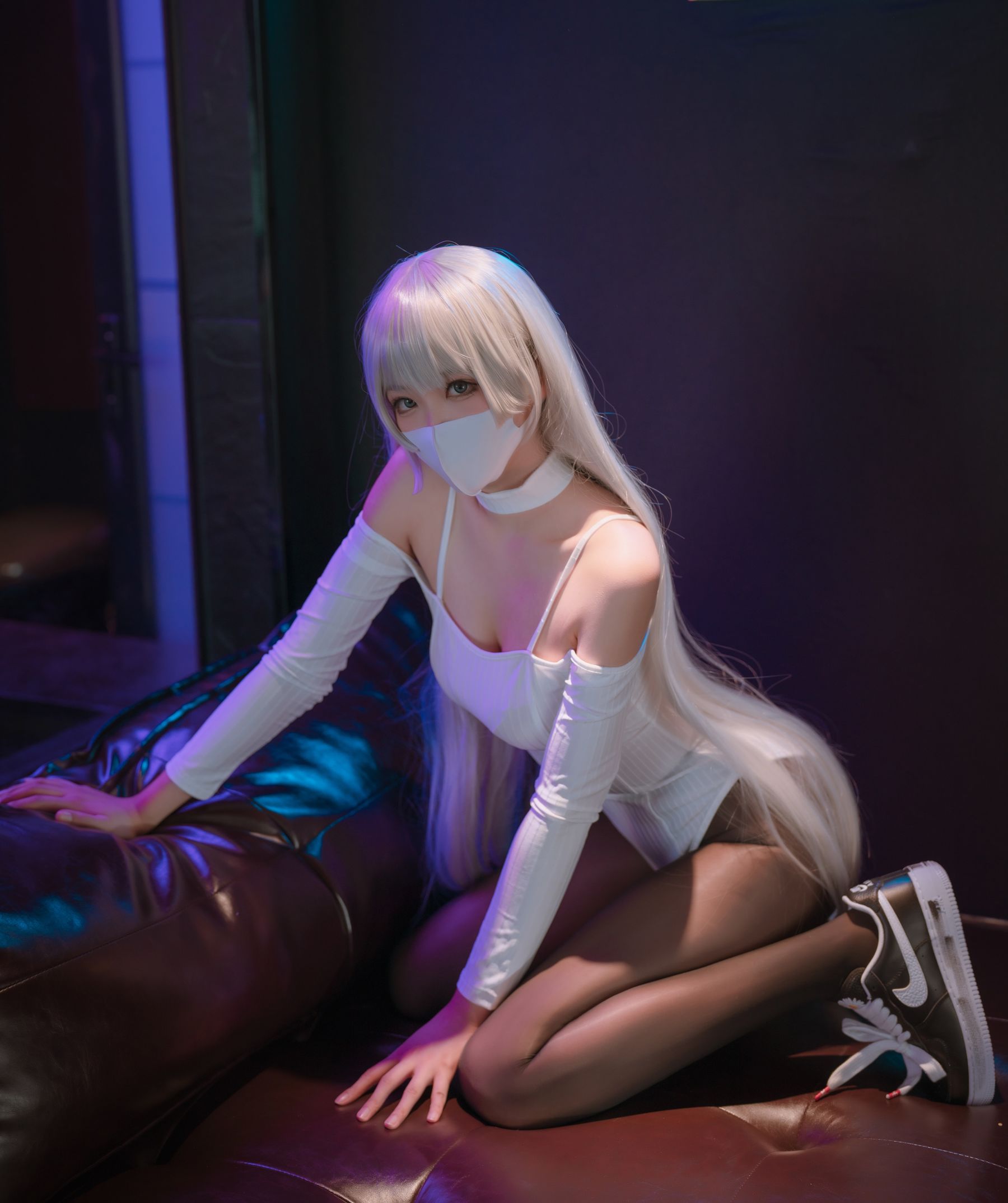 轩萧学姐 – 高开叉运动鞋 茑 Cosplay-第56张
