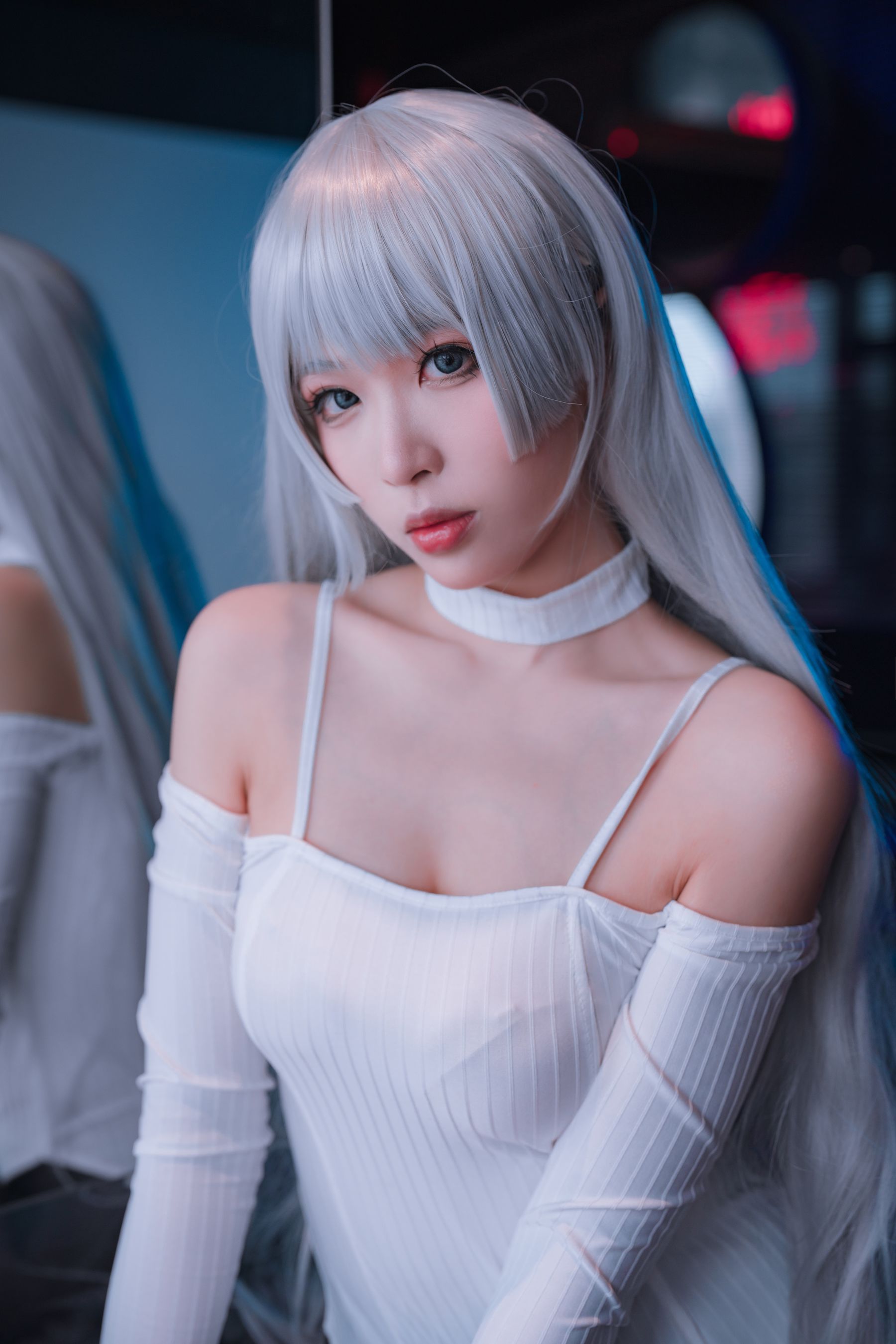 轩萧学姐 – 高开叉运动鞋 茑 Cosplay-第54张